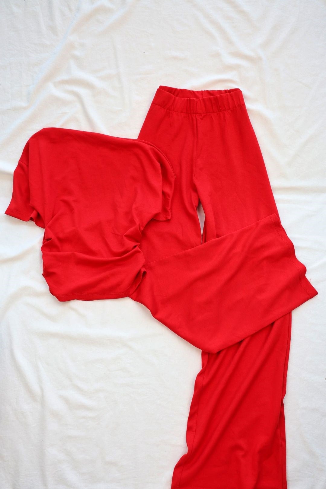 Pantolon TakımKayık Yaka Oysho Plazzo Pantolon Takım