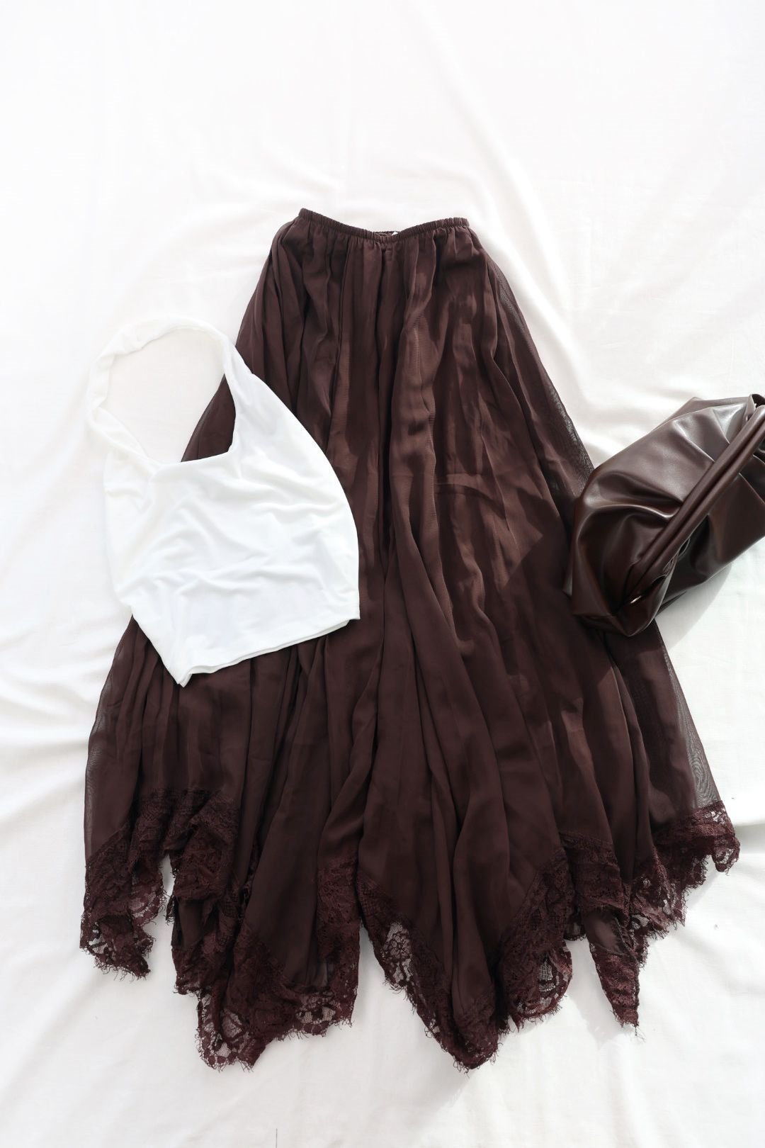 EtekAltı Dantelli Tül Etek