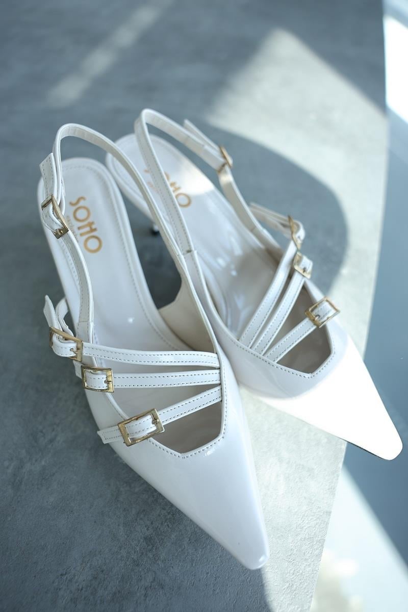 Topuklu AyakkabıBonita 3 Kemer Kısa Topuk Ayakkabı