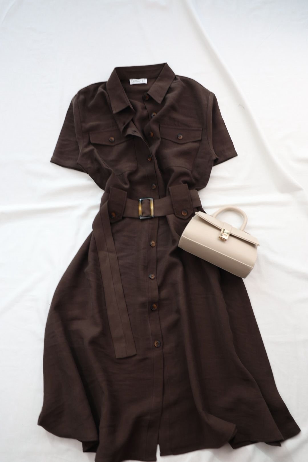 ElbiseMono Touch Kemerli Elbise