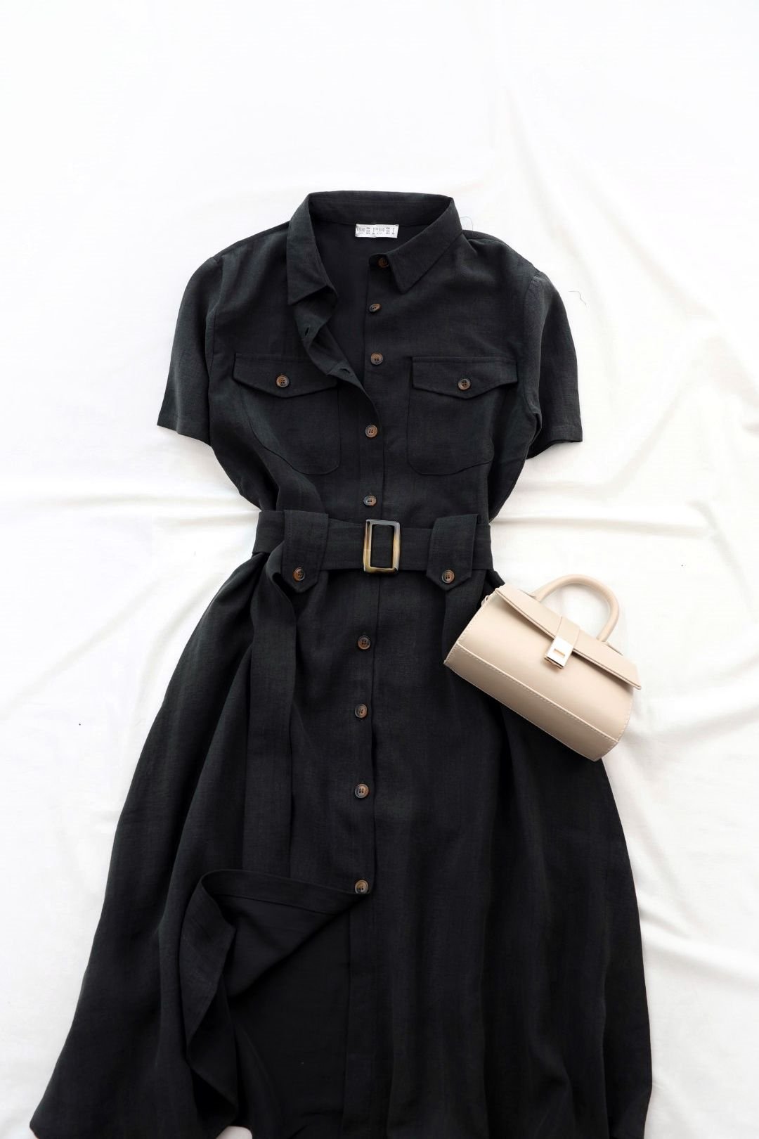 ElbiseMono Touch Kemerli Elbise