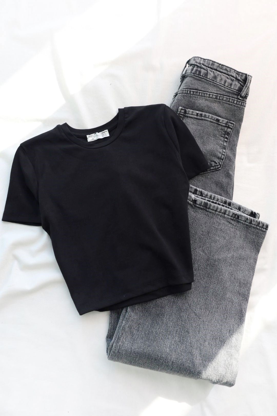 CroptopsLikralı Ribanalı Basic Crop