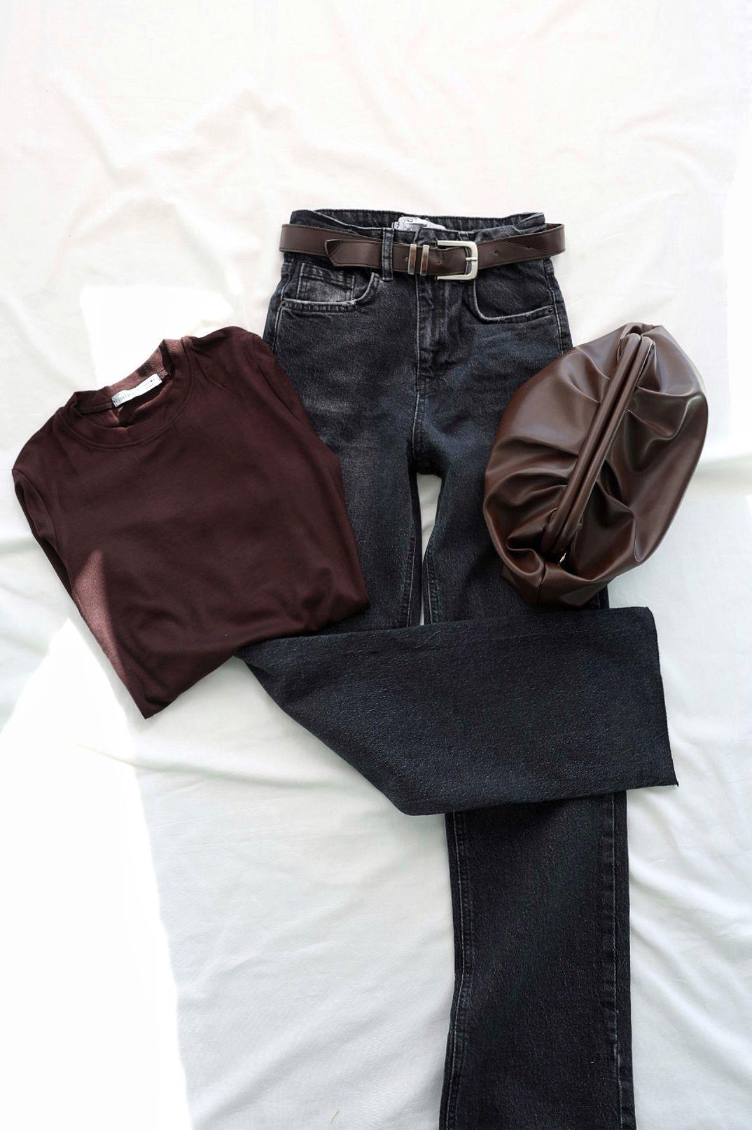 Jean/KotKemerli Paça Kesik Jean