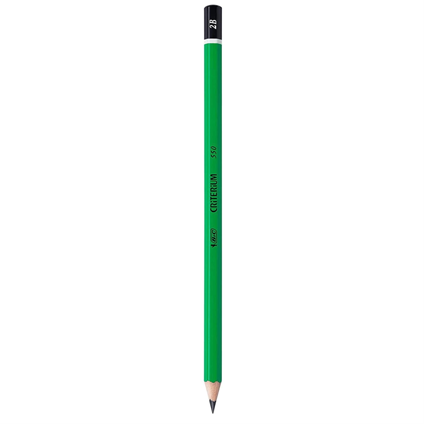 Bic Crıterıum 550 Dereceli Kurşun Kalem, Siyah Uç, Yeşil Gövde, 2B