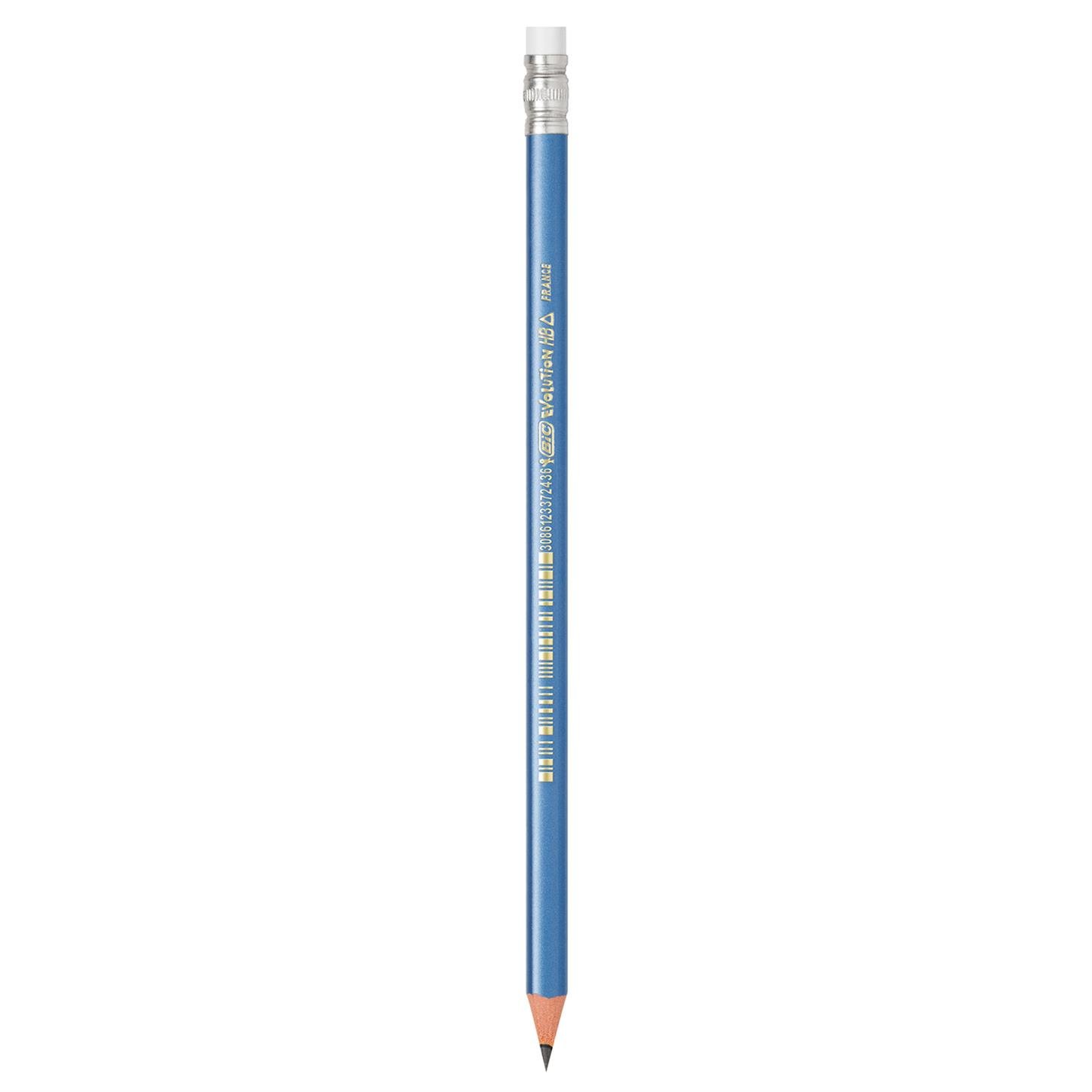 Bic Evolutıon Üçgen Silgili Kurşun Kalem, Siyah
