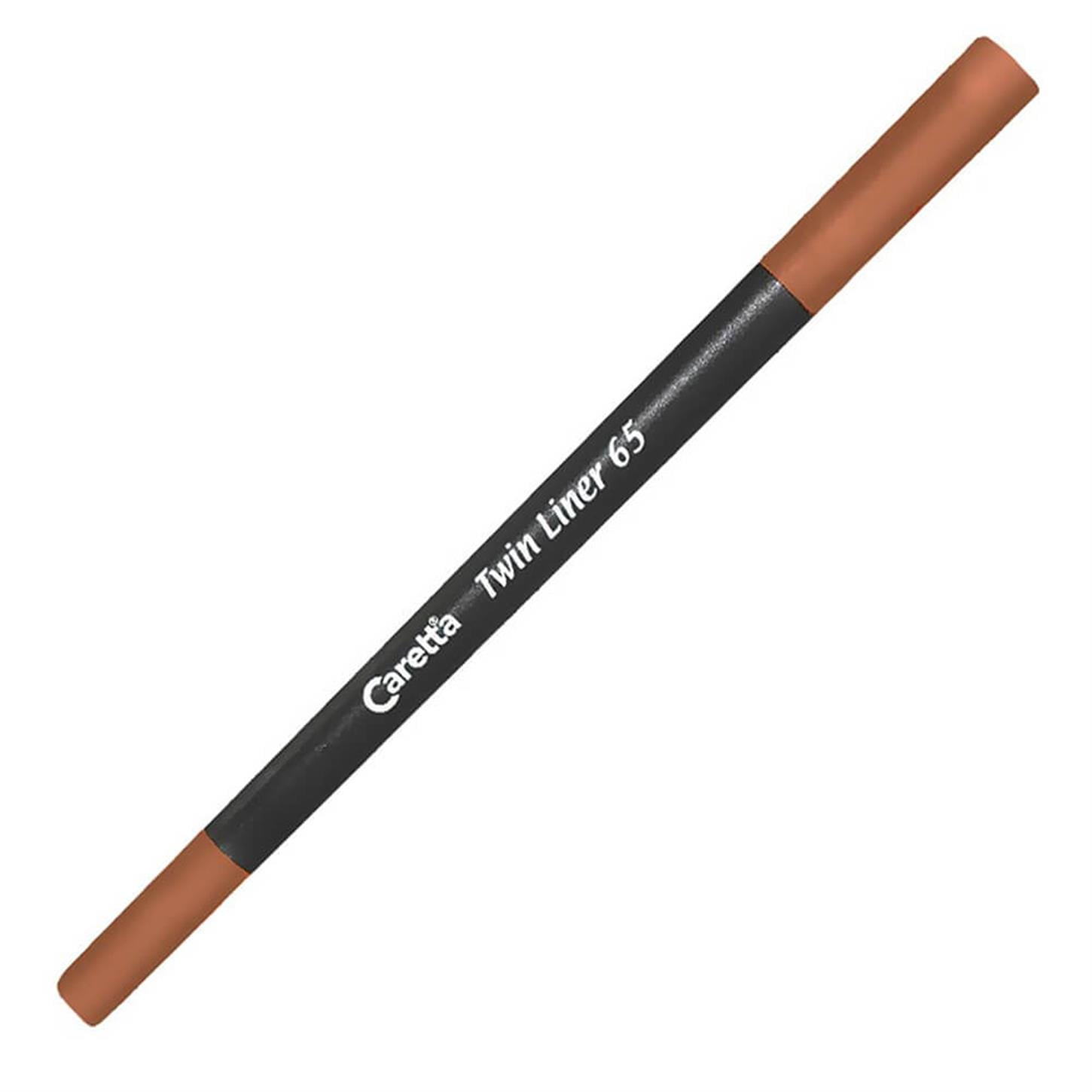 Caretta Twin Liner 0.4mm 1,0mm Kalem Kahverengi
