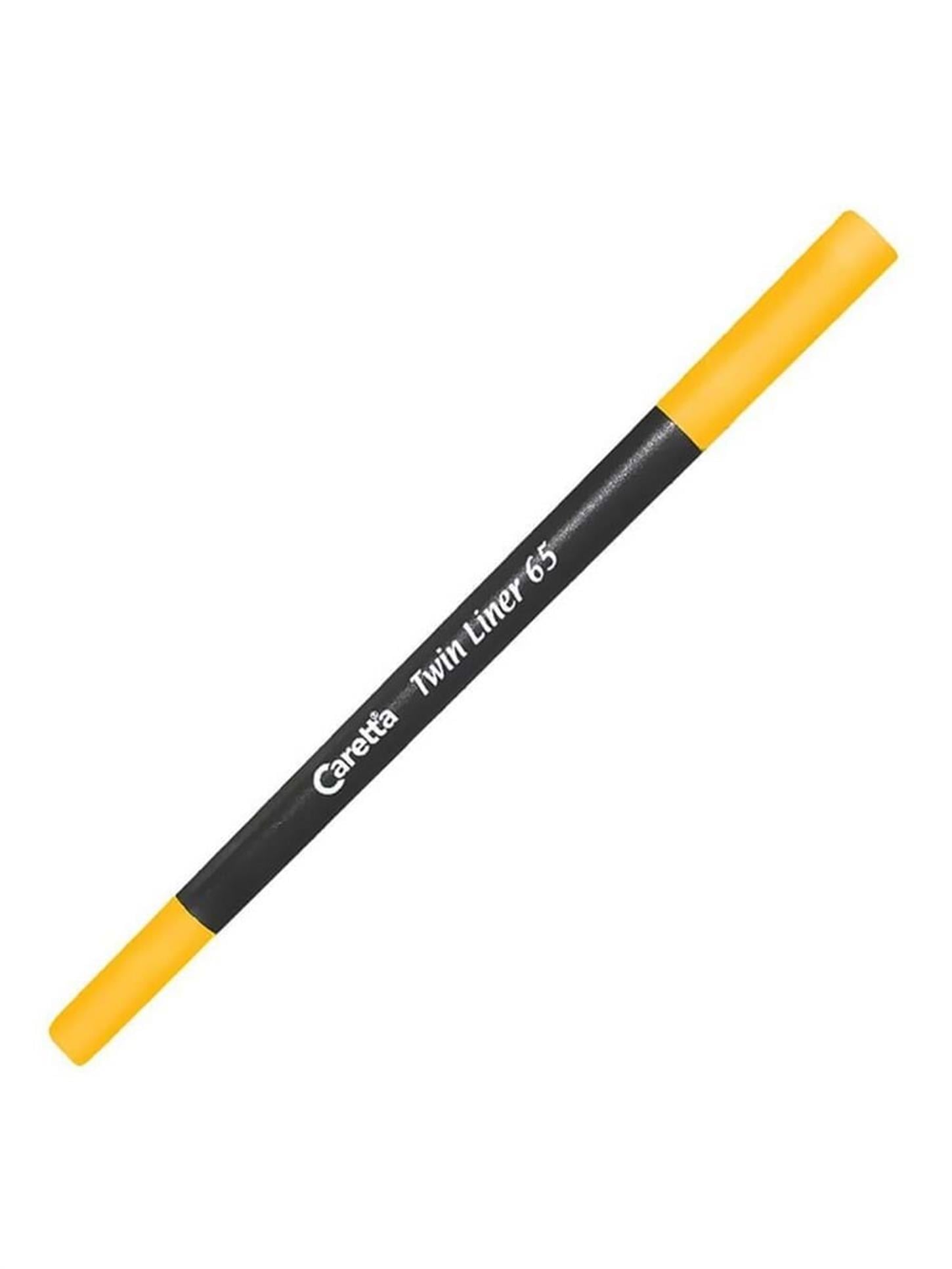 Caretta Twin Liner 0.4mm 1,0mm Kalem Hardal Sarısı