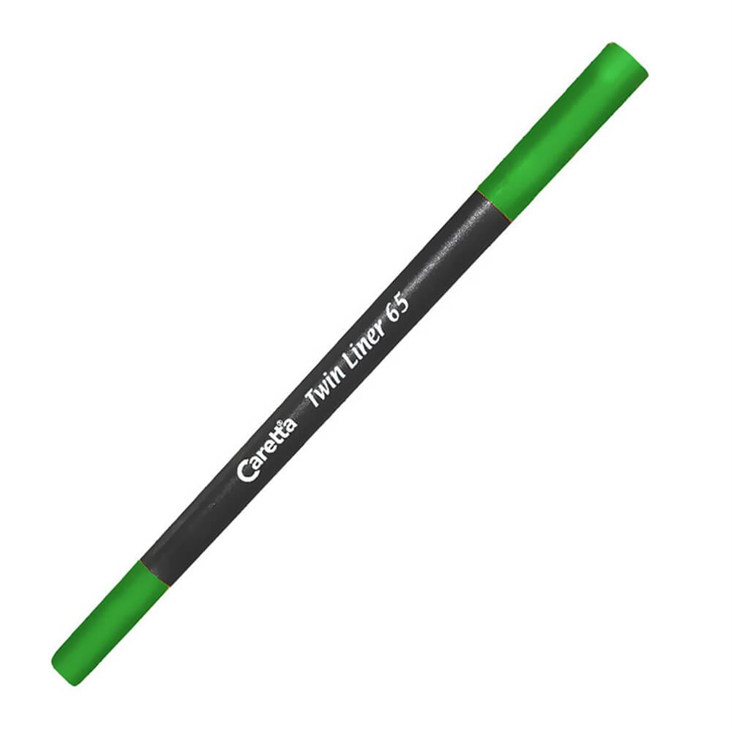Caretta Twin Liner 0.4mm 1,0mm Kalem Koyu Yeşil