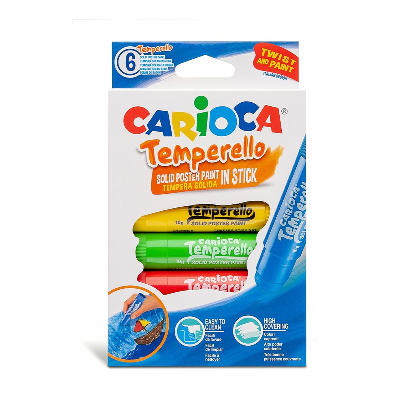 Carioca Temperello Stick Poster Boyama Kalemi 6lı
