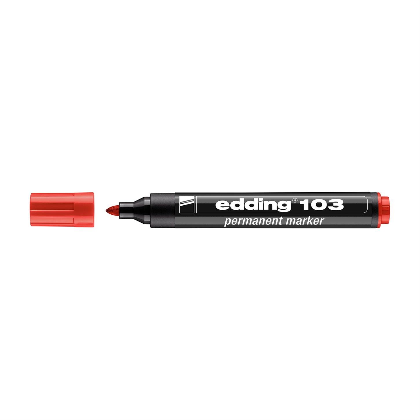 Edding 103 Permanent Markör Kırmızı