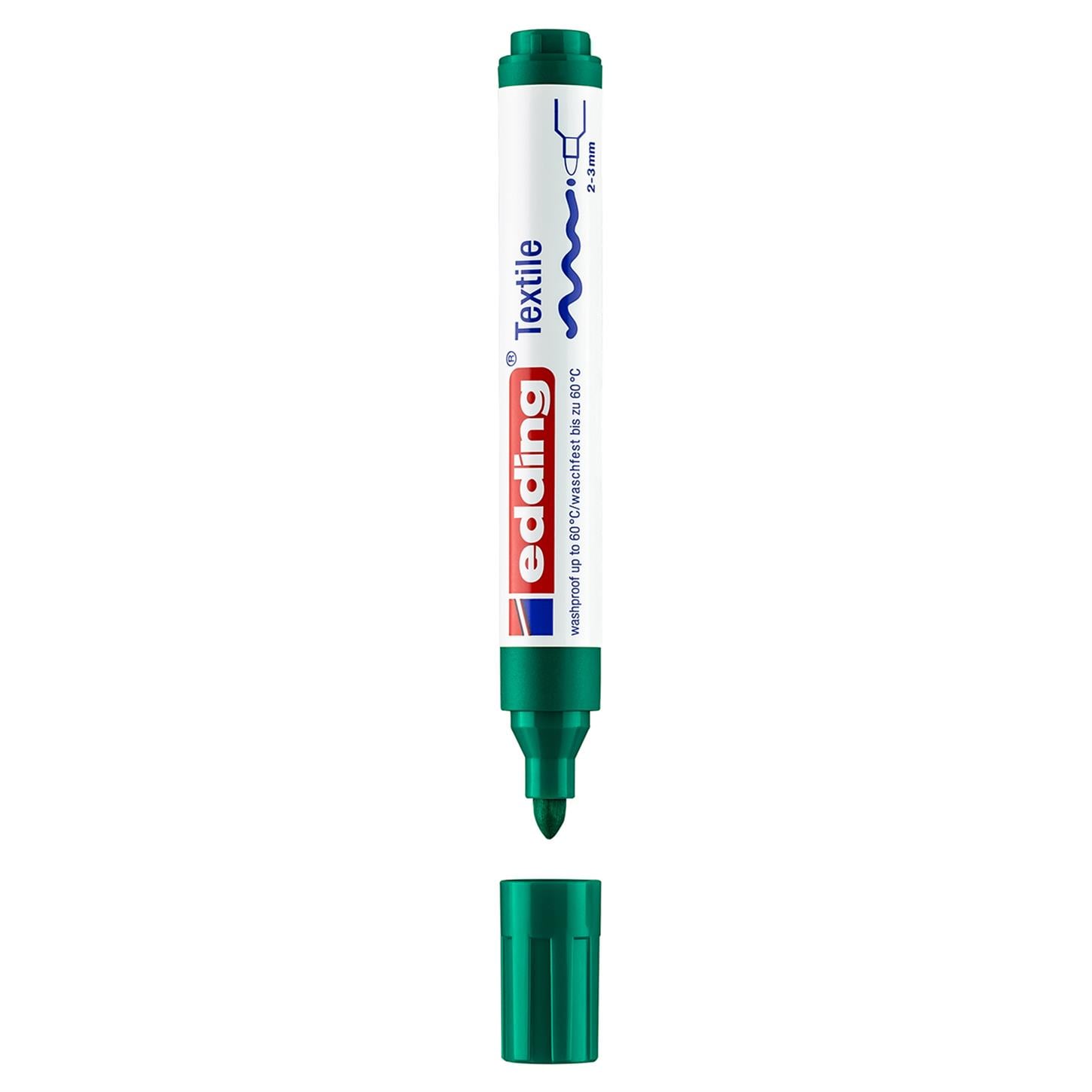 Edding 4500 Tekstil Markörü Yuvarlak Uç 2-3 mm Yşl