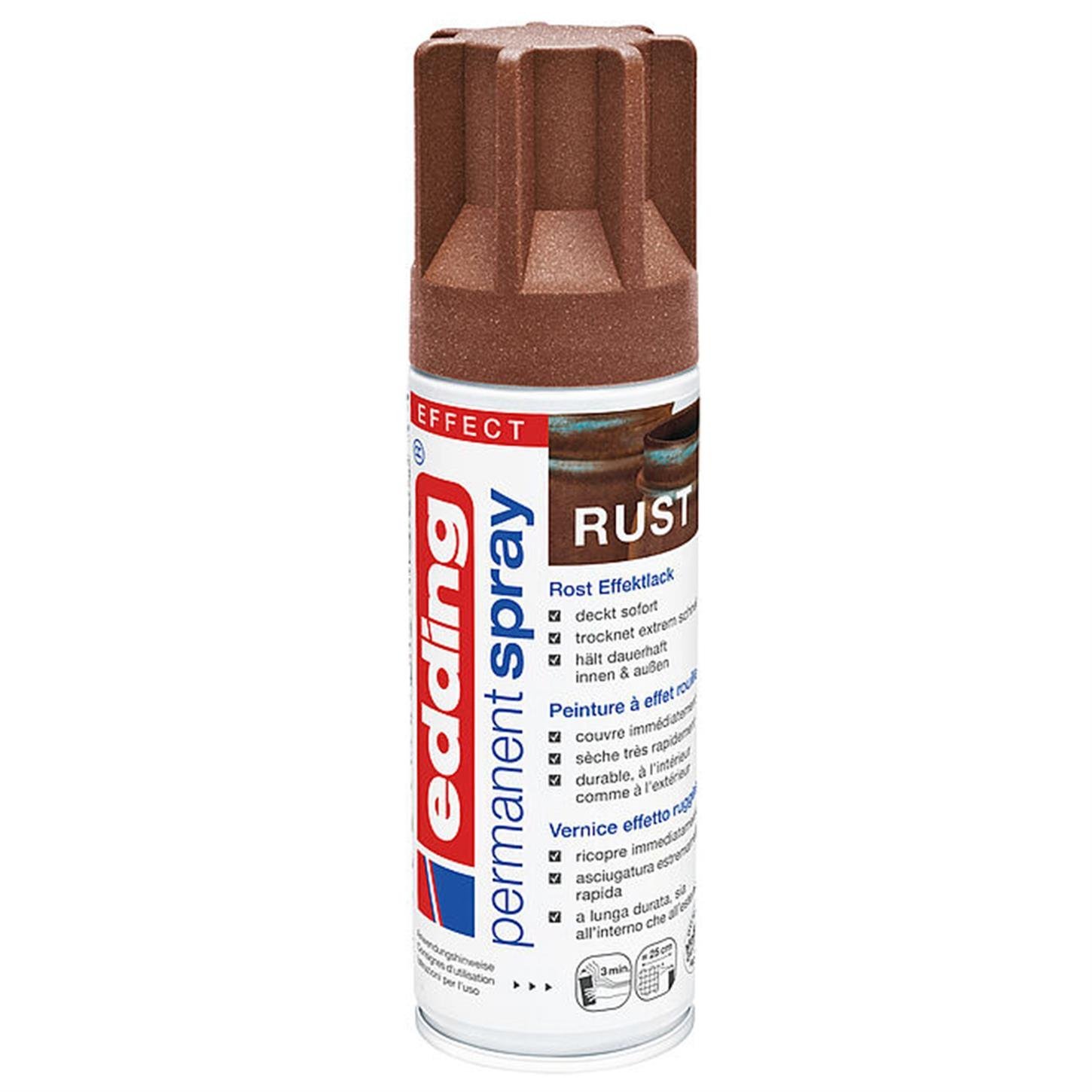 Edding 5200 Permanent Sprey Premium Akrilik Boya (200 ml) Pas Etkisi Mat
