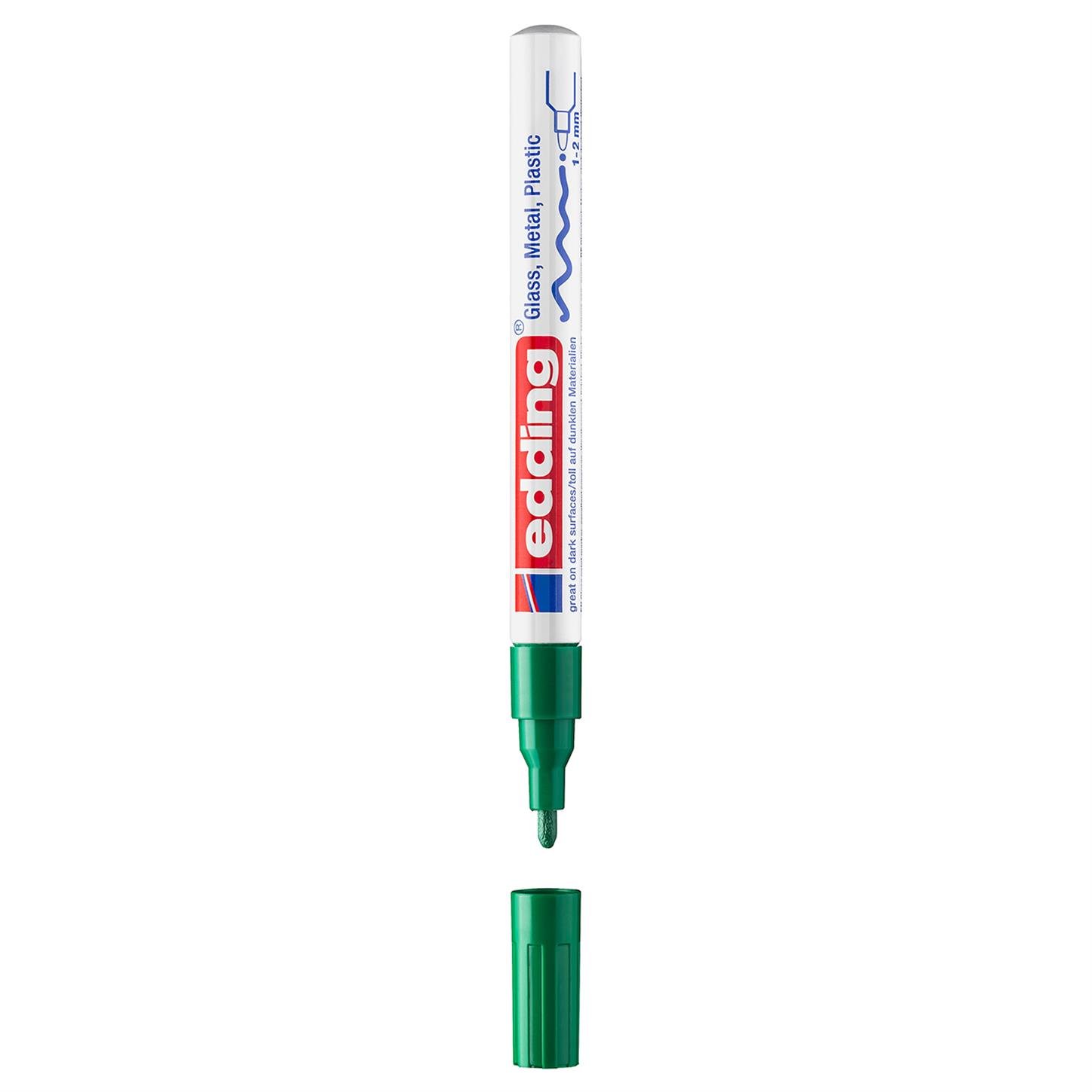Edding 751 Hobi Sanat Kalemi Yuvarlak Uç 1-2 mm  Yeşil