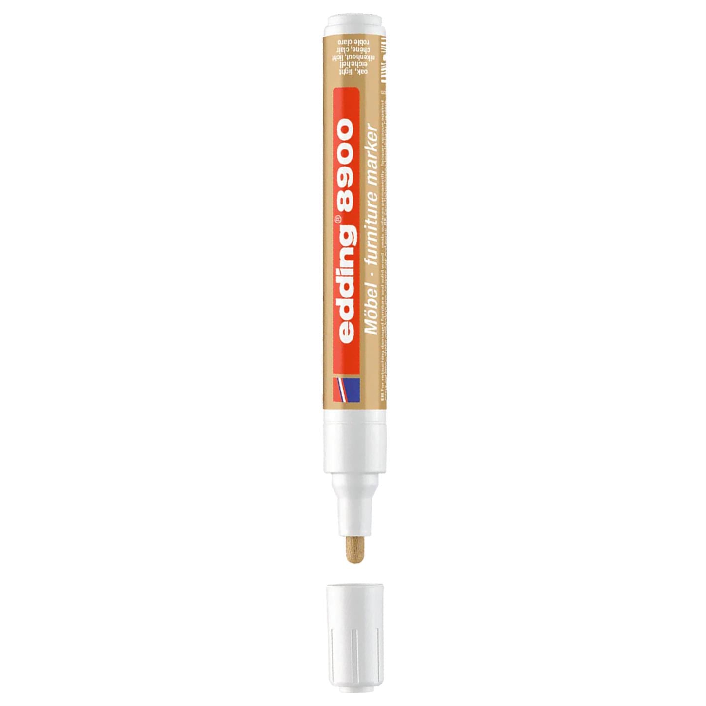 Edding 8900 Mobilya Rötuş Kalemi Yuvarlak Uç 1.5-2 mm Meşe Açık(616)
