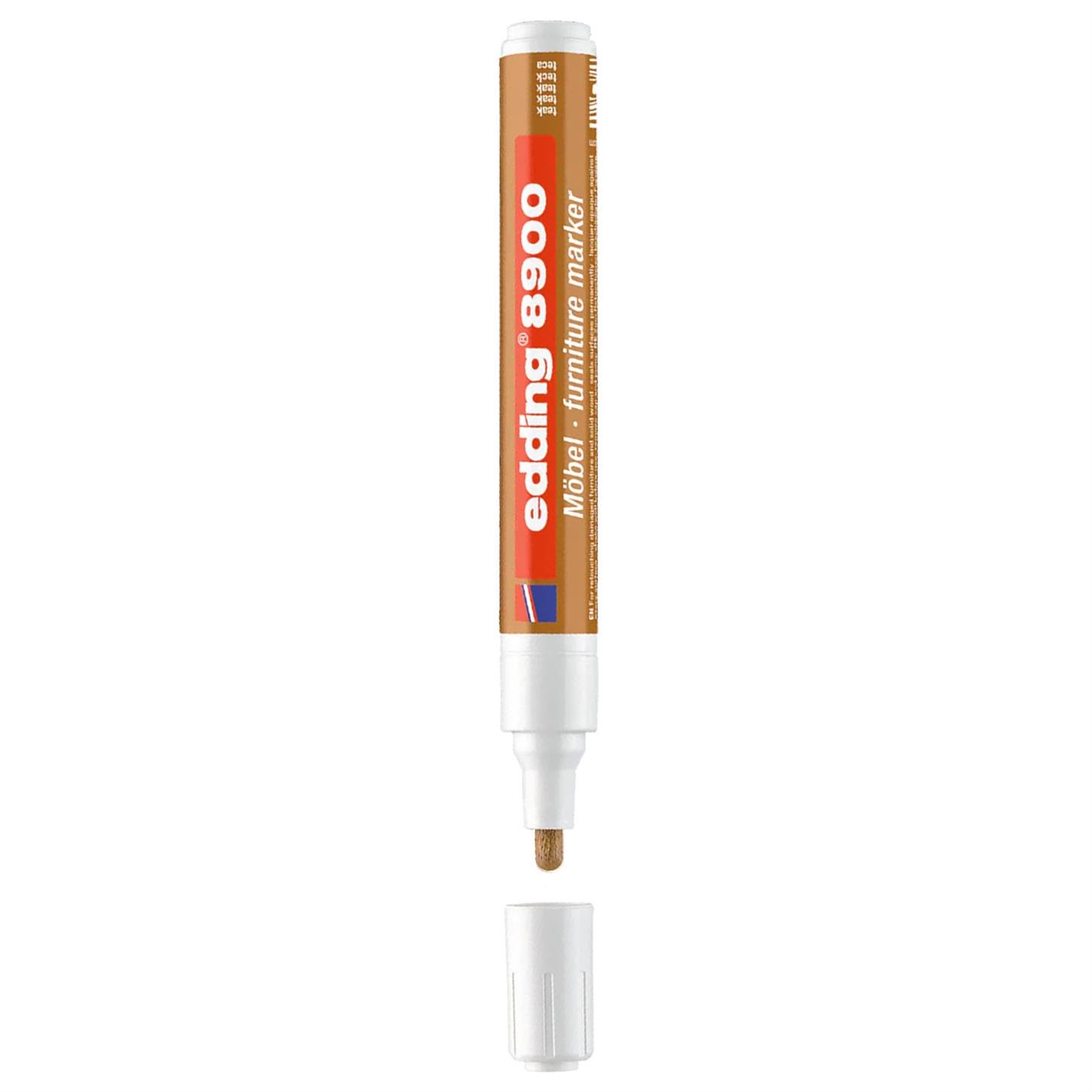 Edding 8900 Mobilya Rötuş Kalemi Yuvarlak Uç 1.5-2 mm Tik Ağacı(619)