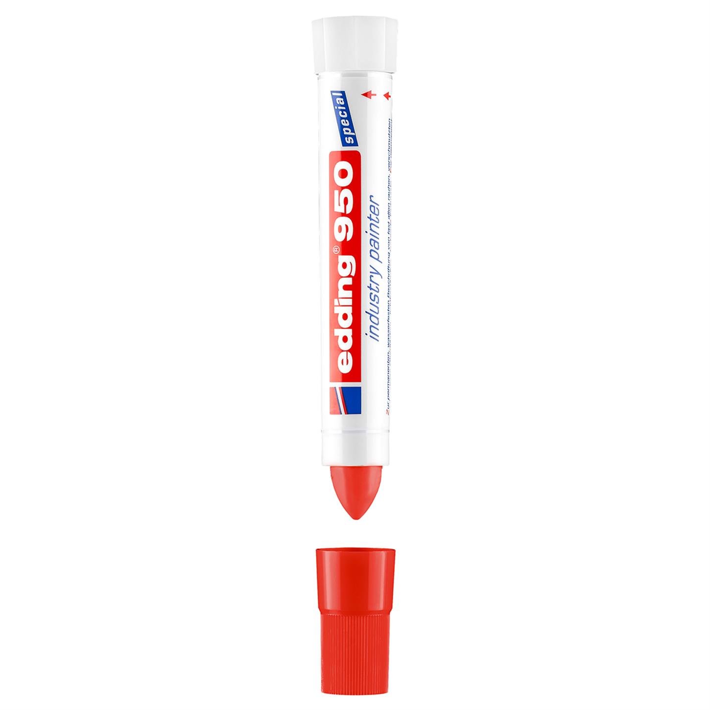 Edding 950 Endu¨stri Marko¨ru¨ Mum Uç 10 mm Kırmız