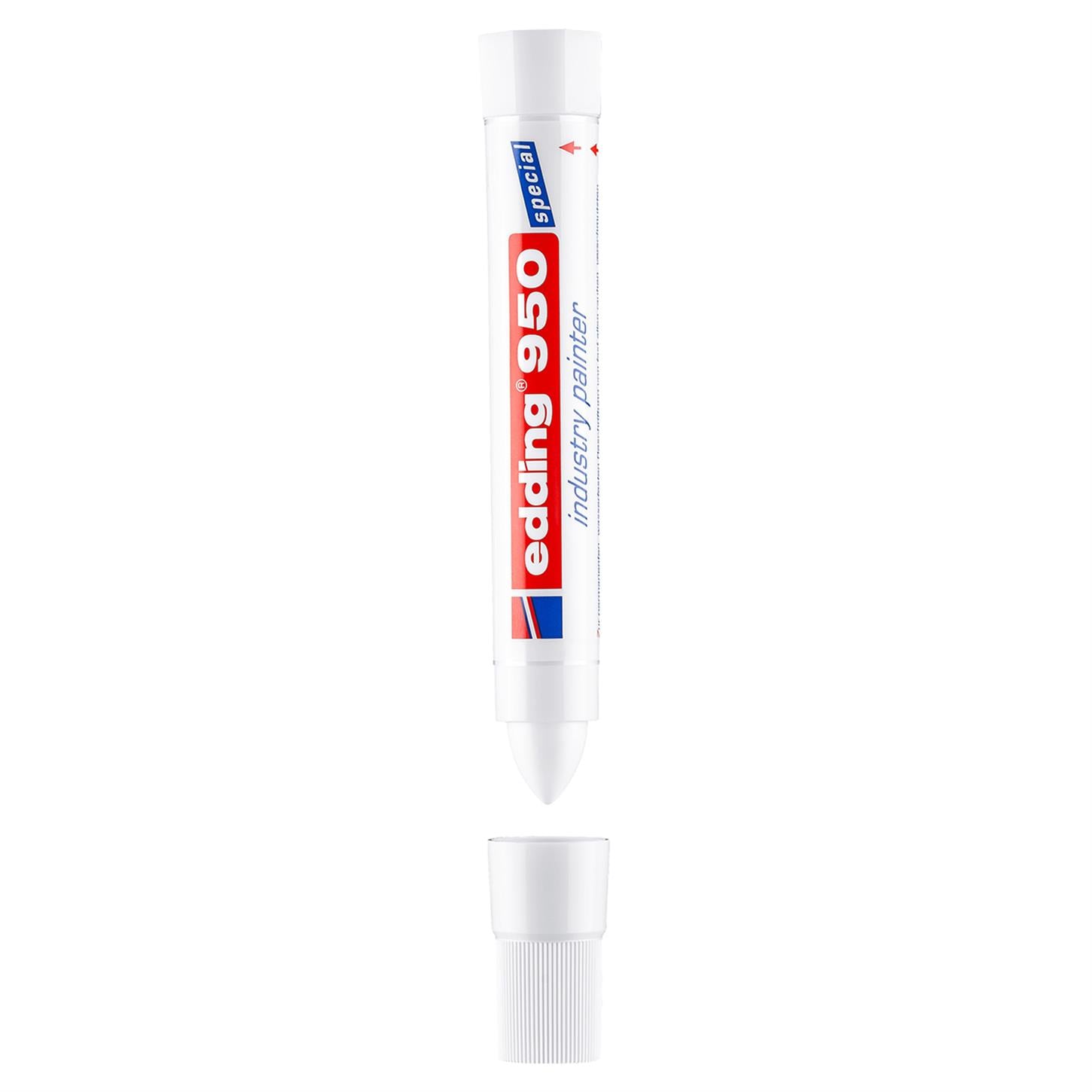 Edding 950 Endüstri Markörü  Mum Uç 10 mm Beyaz
