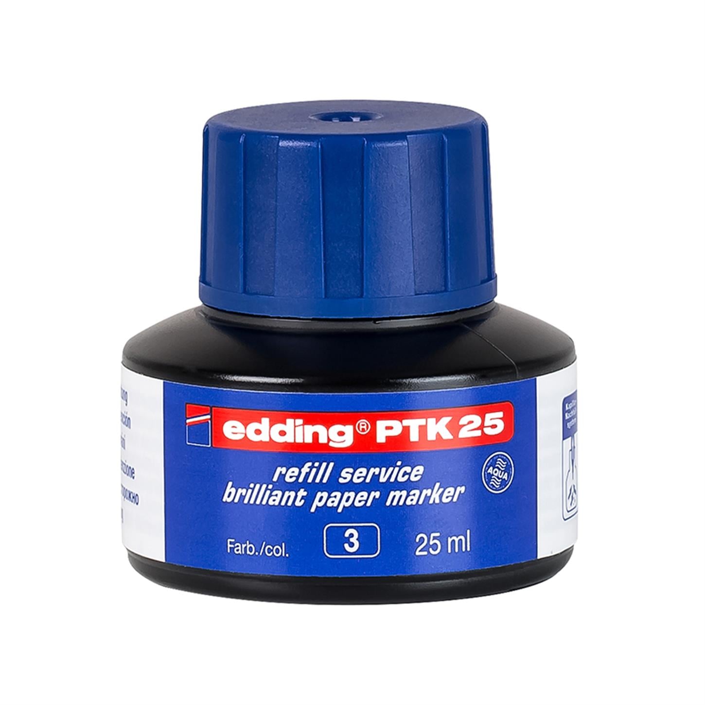 Edding Ptk 25 Yedek Mürekkep, Mavi