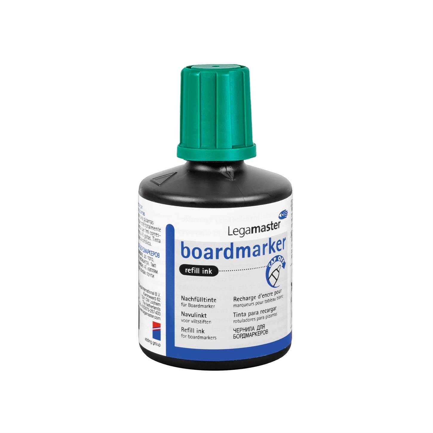 Eddinglegamaster Beyaz Yazı Tahtası Kalemi Yedek  Mürekkebi 100 ml Yeşil