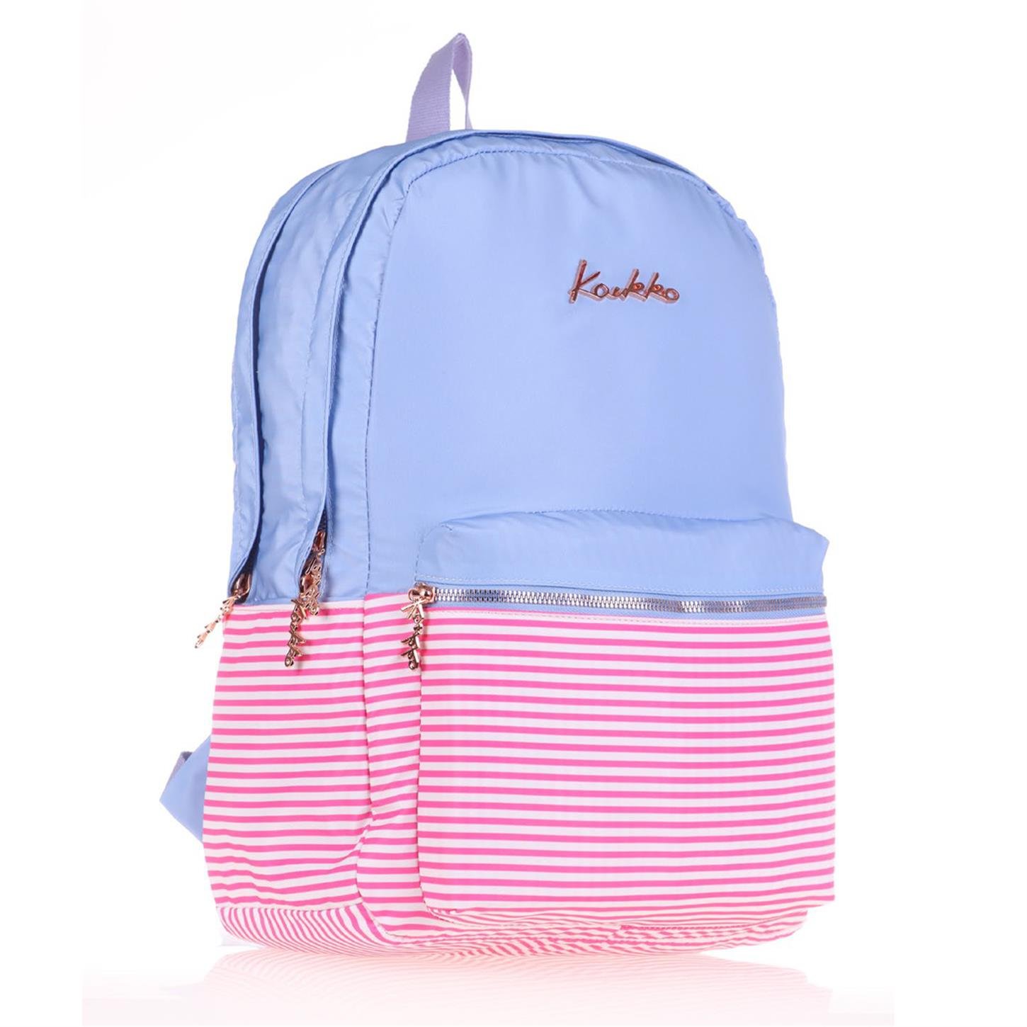 Kaukko Soft Floral Sırt Çantası, Mavi