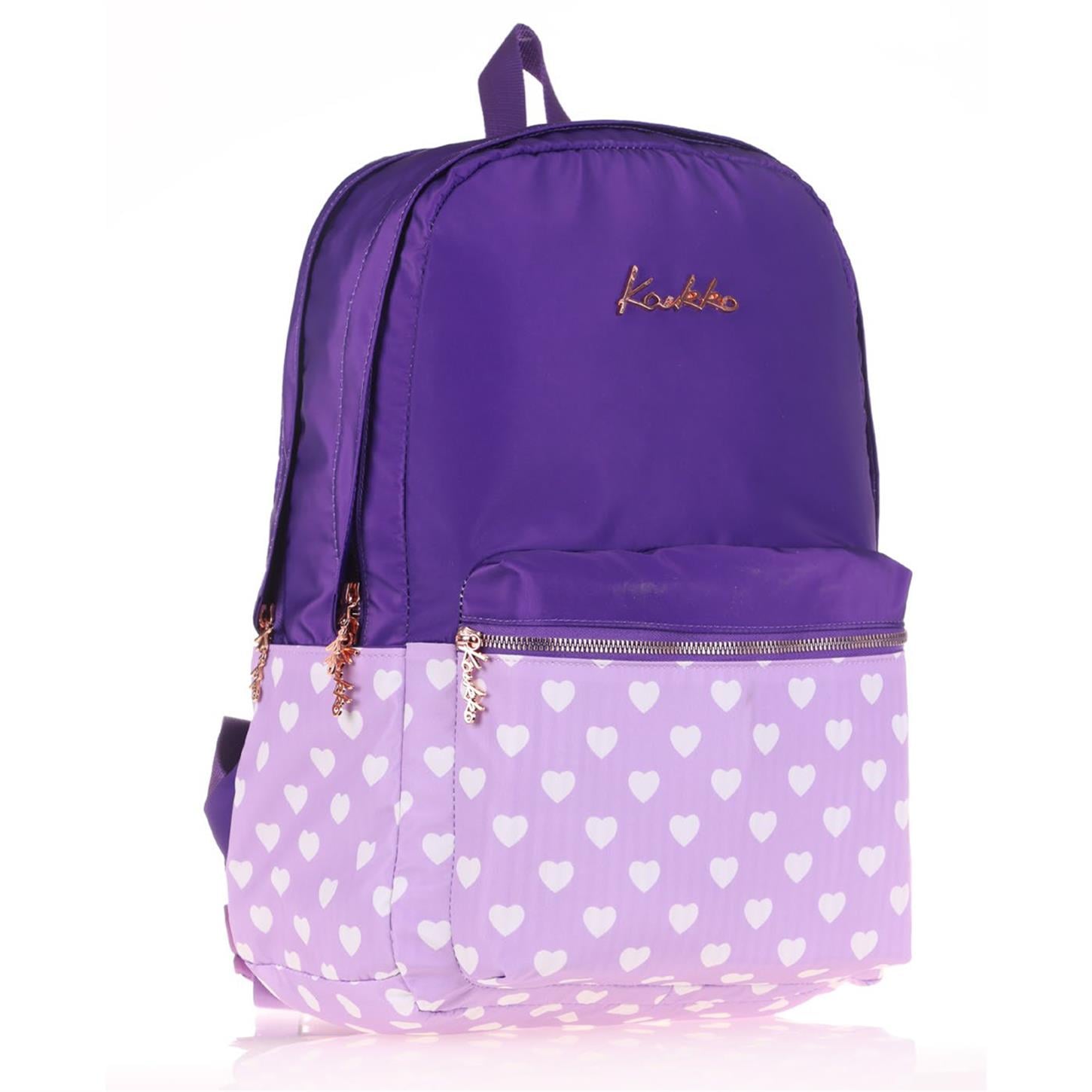 Kaukko Soft Floral Sırt Çantası, Purple