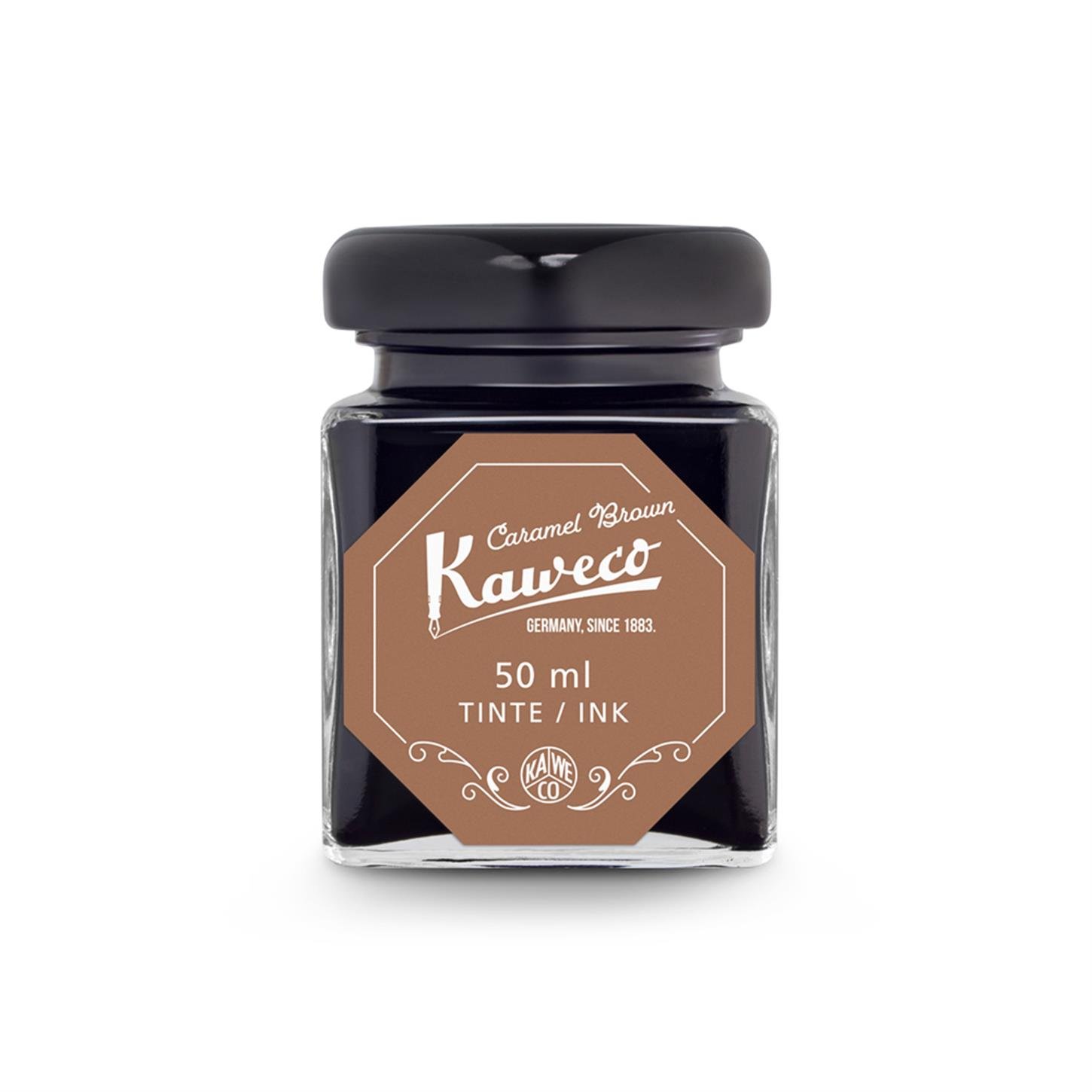 Kaweco Dolma Kalem Mürekkebi, Şişe 50 ml, Karamel  Kahve