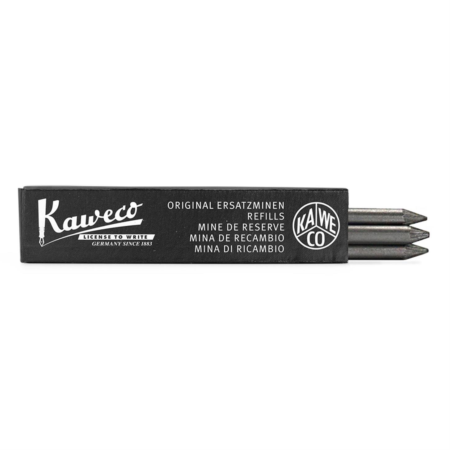 Kaweco Grafit Refil Siyah 5B Uç 5.6 mm 6lı Kutu  Siyah