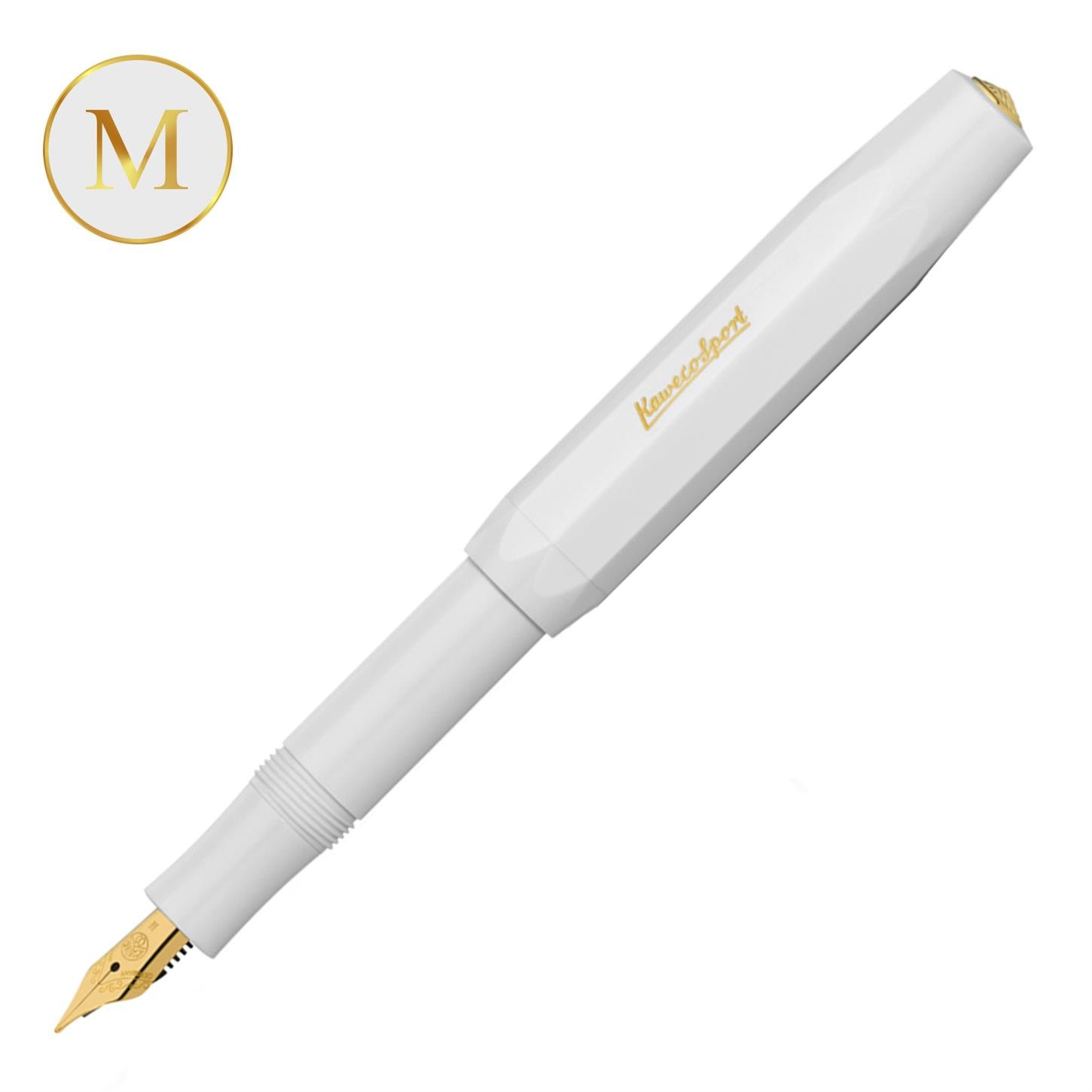 Kaweco Klasik Sport Dolma Kalem Beyaz  Medium (M) Uç