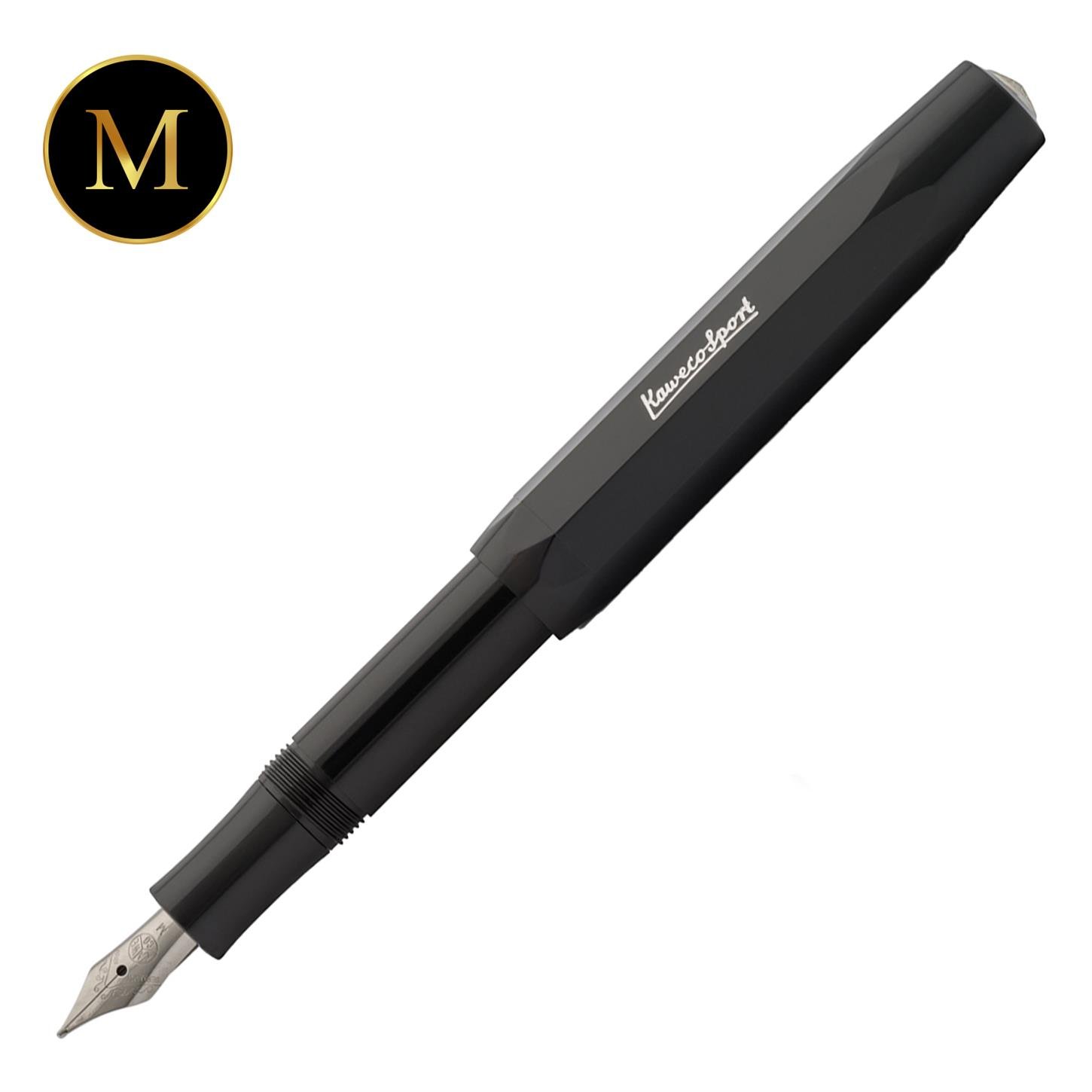 Kaweco Skylıne Sport Dolma Kalem Siyah Medium (M)  Uç