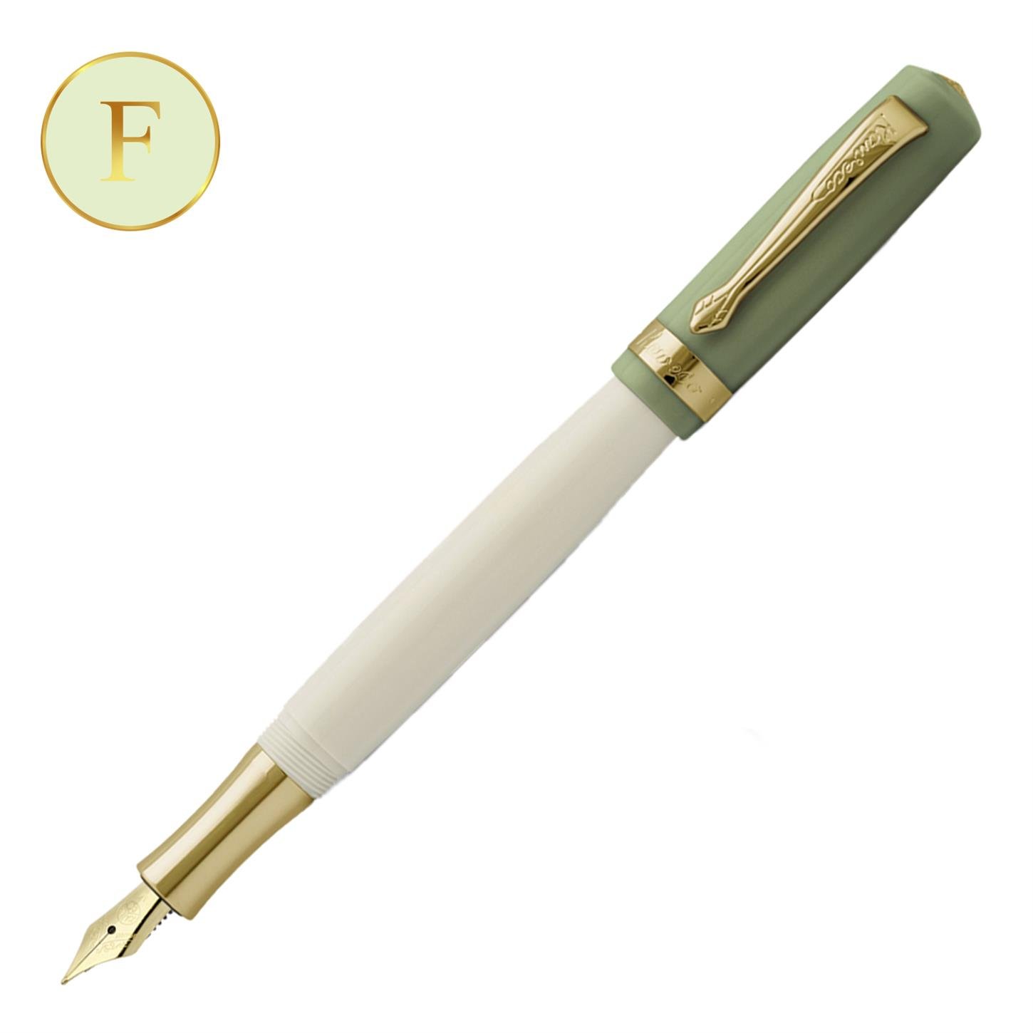 Kaweco Student 60s Swıng Dolma Kalem Beyaz-Yeşil  Fine (F) Uç