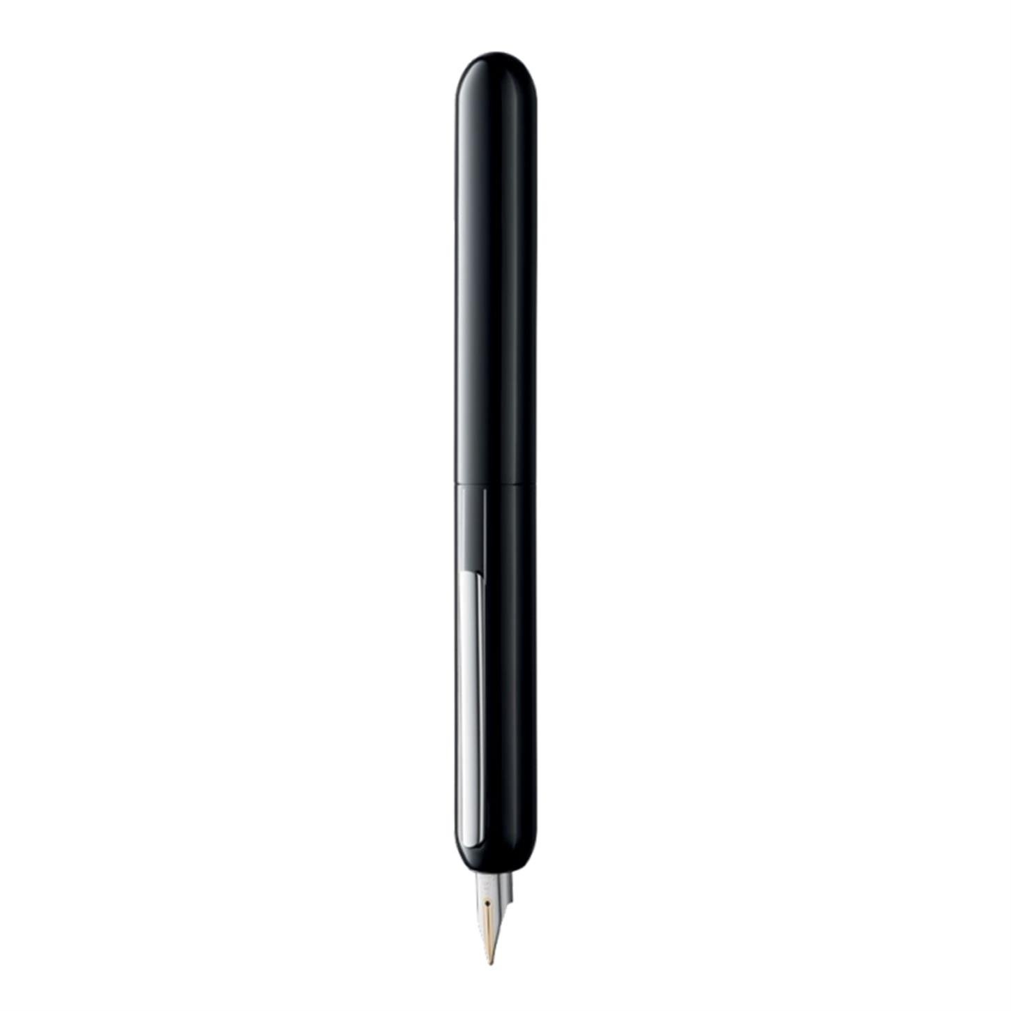 Lamy Dialog 3 Dolma Kalem, Lake Gövde, Platinyum Kaplı Klips,  14K Çift Renkli Altın (M) Uç, Parlak