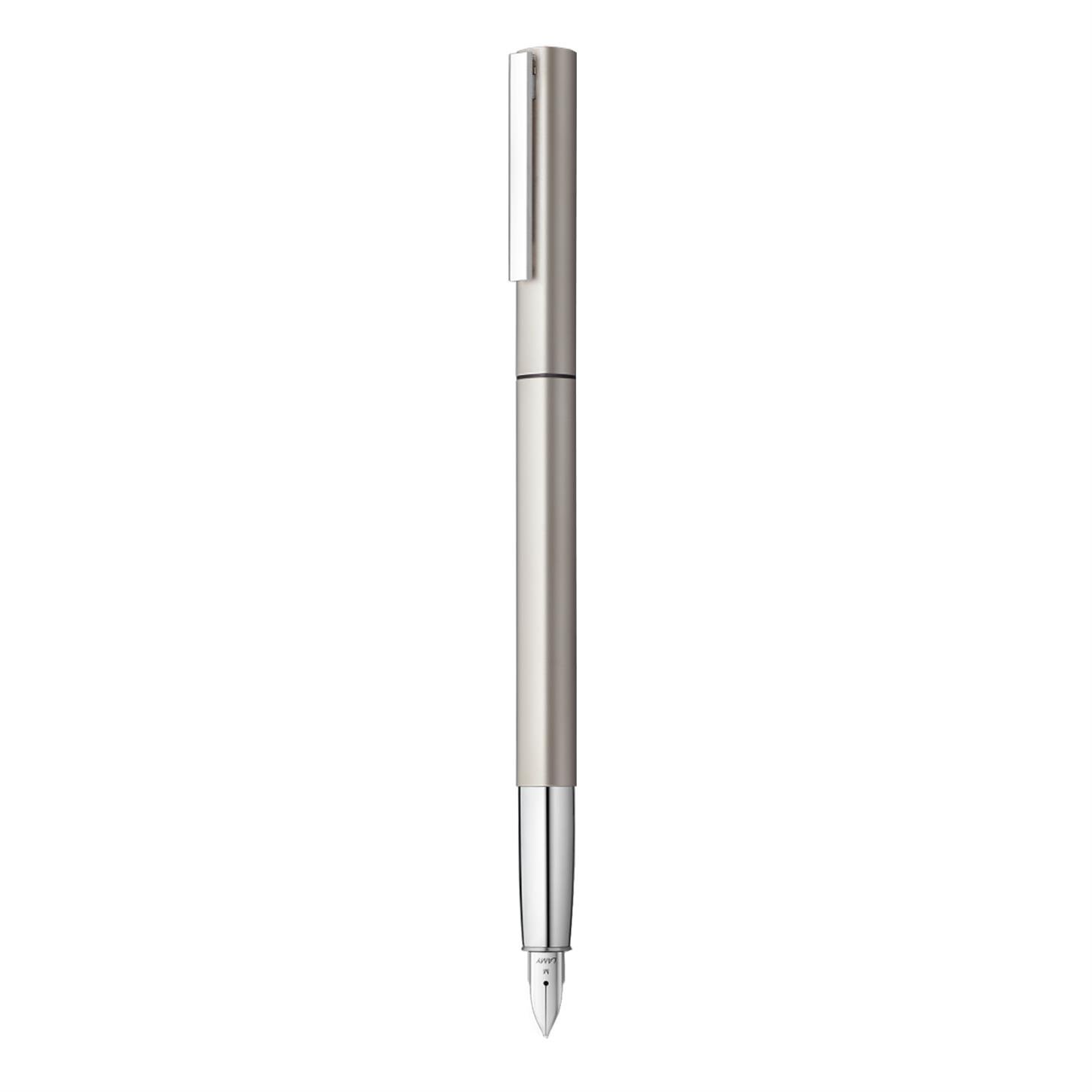 Lamy İdeos Dolma Kalem, Krom Kaplama, Parlak  Paslanmaz Çelik Klips, Paslanmaz Çelik (F) UÇ, Kro