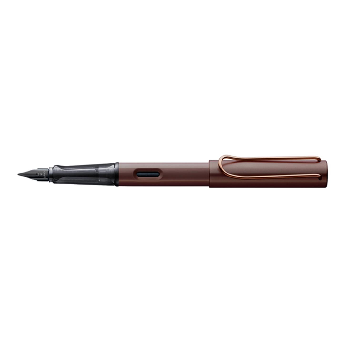 Lamy Lx Dolma Kalem, Alüminyum Gövde, Bronz  Kaplama Metal Klips, Kapak-Kalem Tabanı Rutenyum K