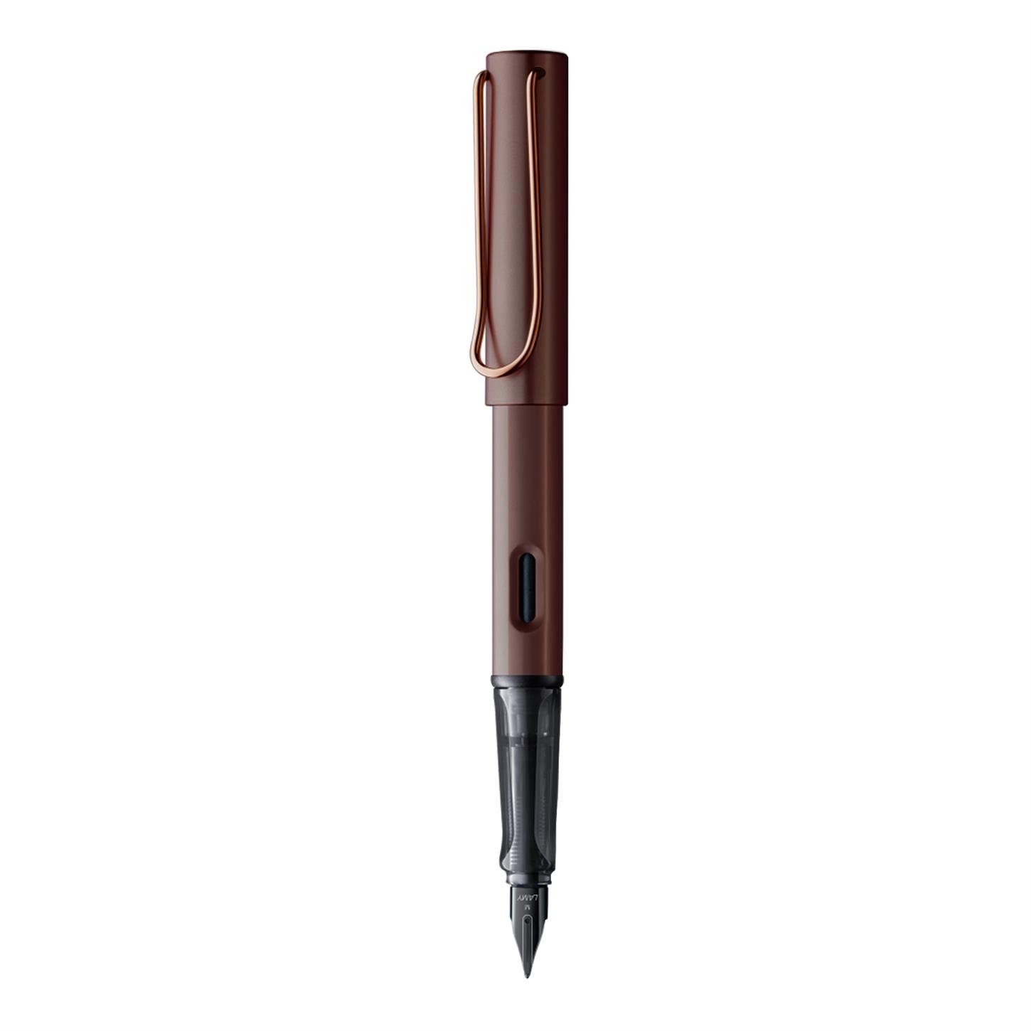 Lamy Lx Dolma Kalem, Alüminyum Gövde, Bronz  Kaplama Metal Klips, Kapak-Kalem Tabanı Rutenyum K