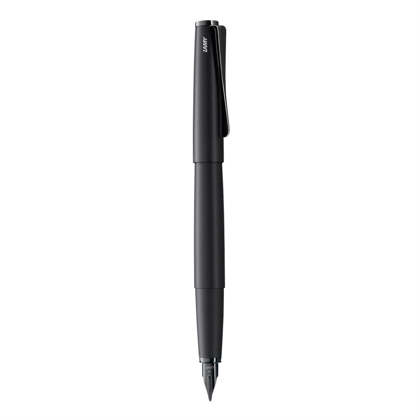 Lamy Studio Dolma Kalem, Siyah Gövde, Pervane  Şekilli Çelik Klips,Siyah Çelik Uçlu, (F) Uç, Mat