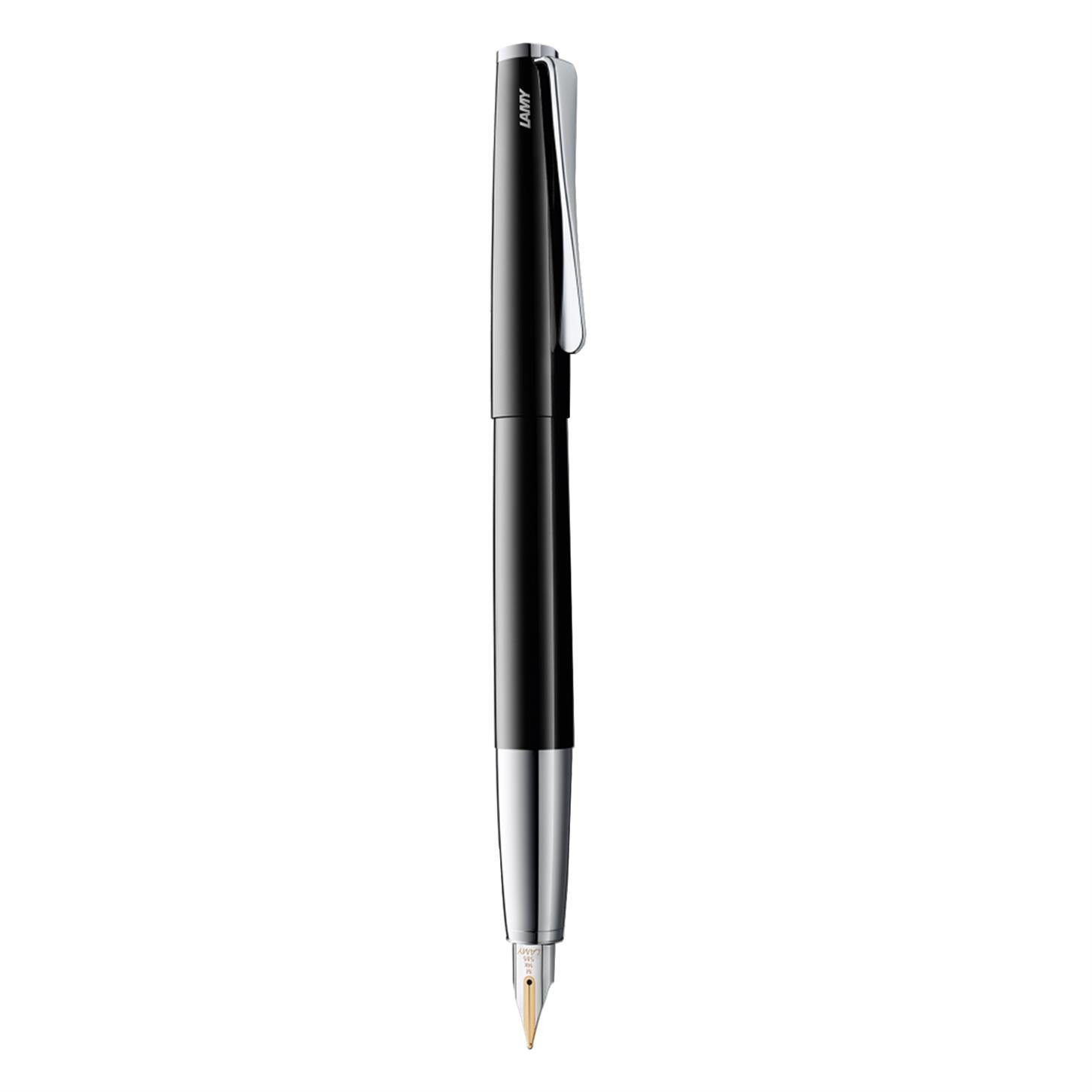 Lamy Studio Dolma Kalem, Siyah Gövde, Pervane  Şekilli Çelik Klips, Siyah Çelik Uçlu, (EF) Uç, Si