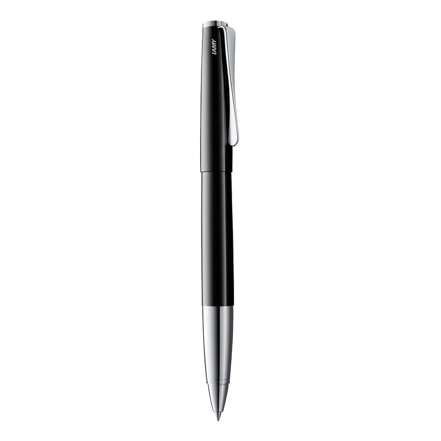 Lamy Studio Roller Kalem, Lake Gövde, Pervane  Şekilli Çelik Klips, Parlak Siyah