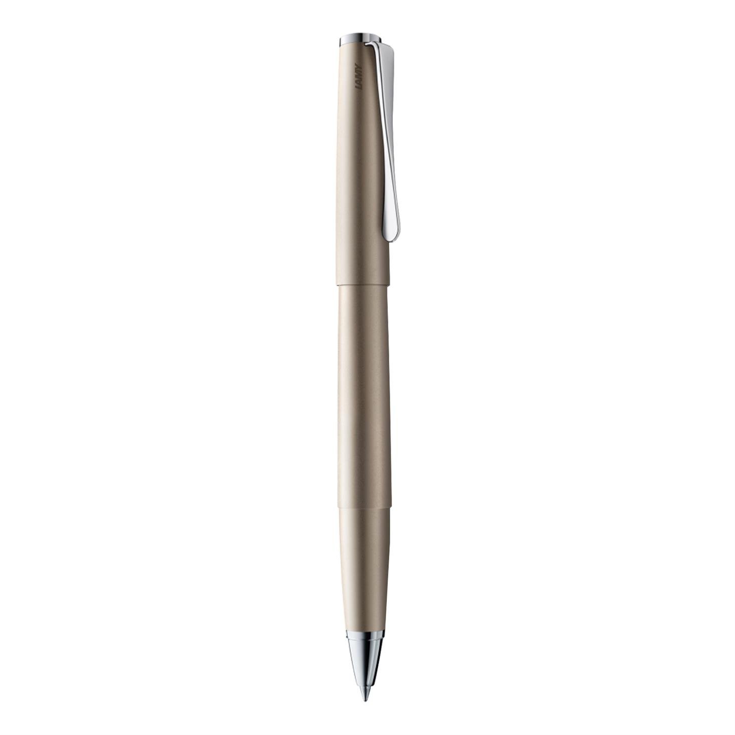 Lamy Studio Roller Kalem, Paladyum Gövde, Pervane  Şekilli Klips, Bej