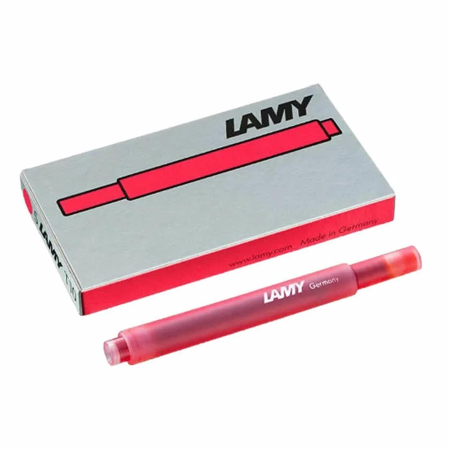 Lamy T10 Mürekkep Kartuşu, Kırmızı