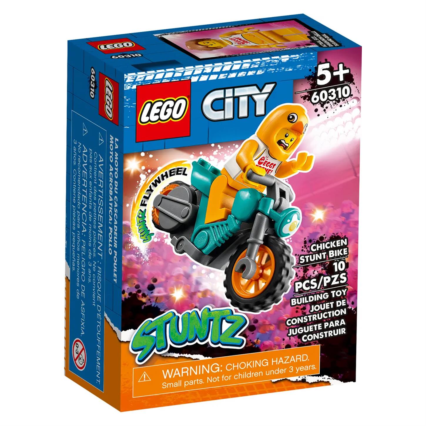 Lego City - Chicken Gösteri Motosikleti  10 parça 60310