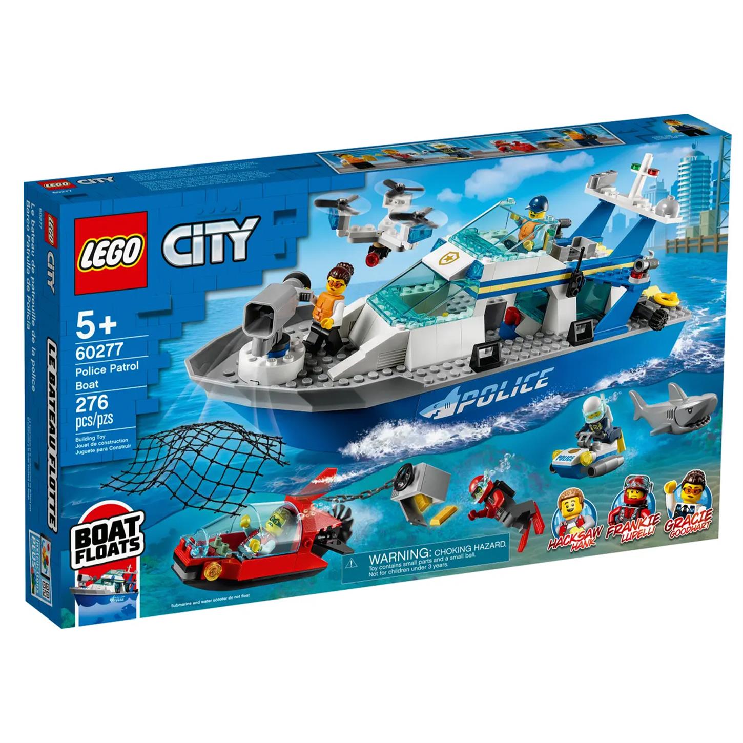 Lego City Polis Devriye Botu 276 Parça 60277