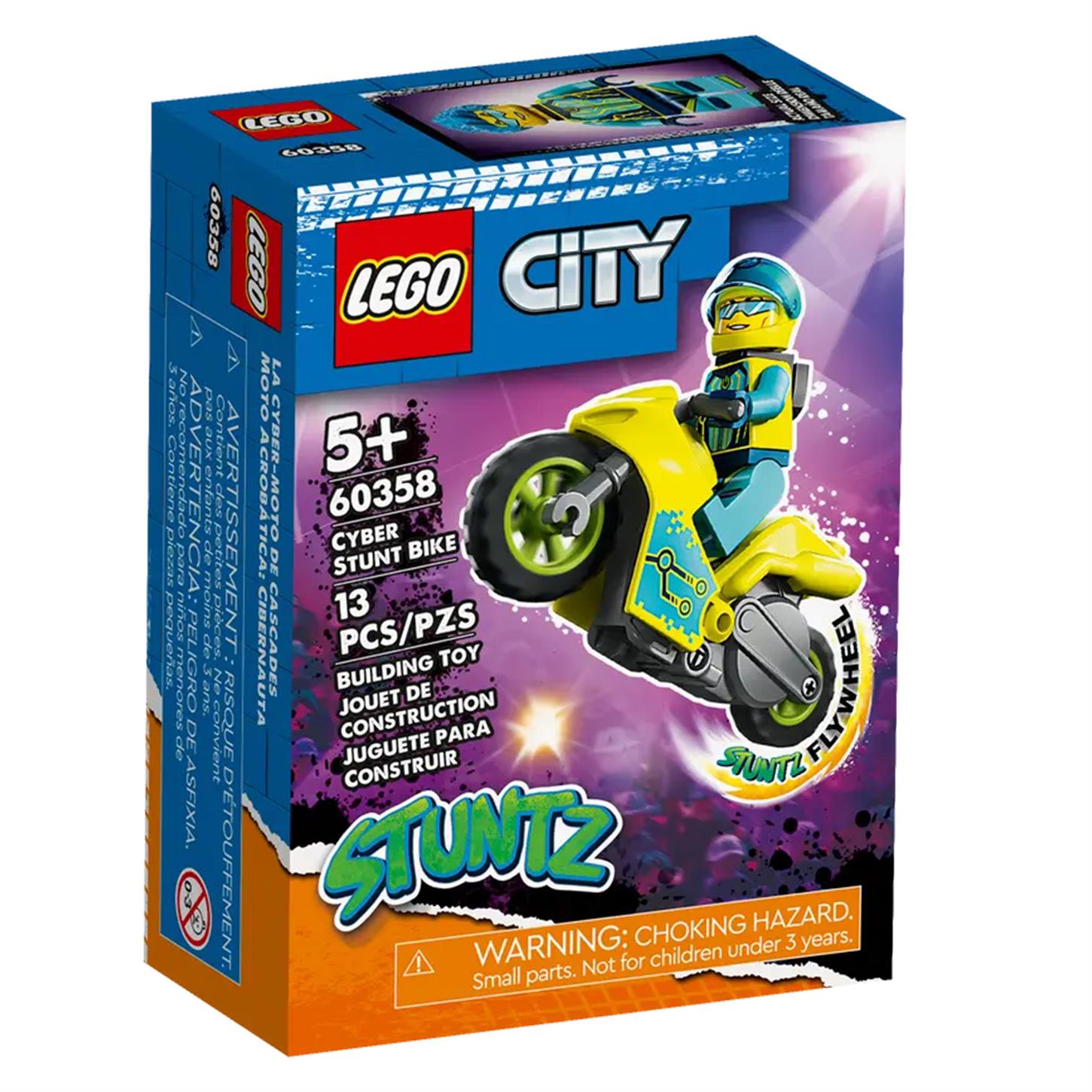 Lego City Siber Gösteri Motosikleti 13 Parça 60358  13 Parça 60358