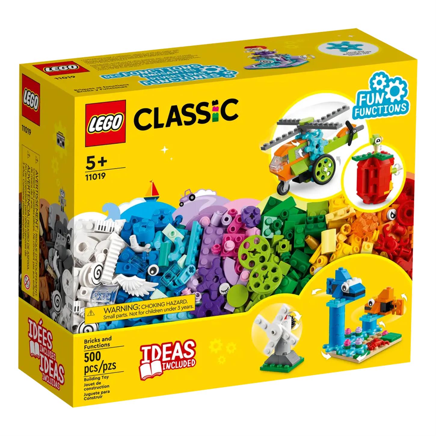 Lego Classic Yapım Parçaları Ve Fonksiyonlar  500 Parça 11019