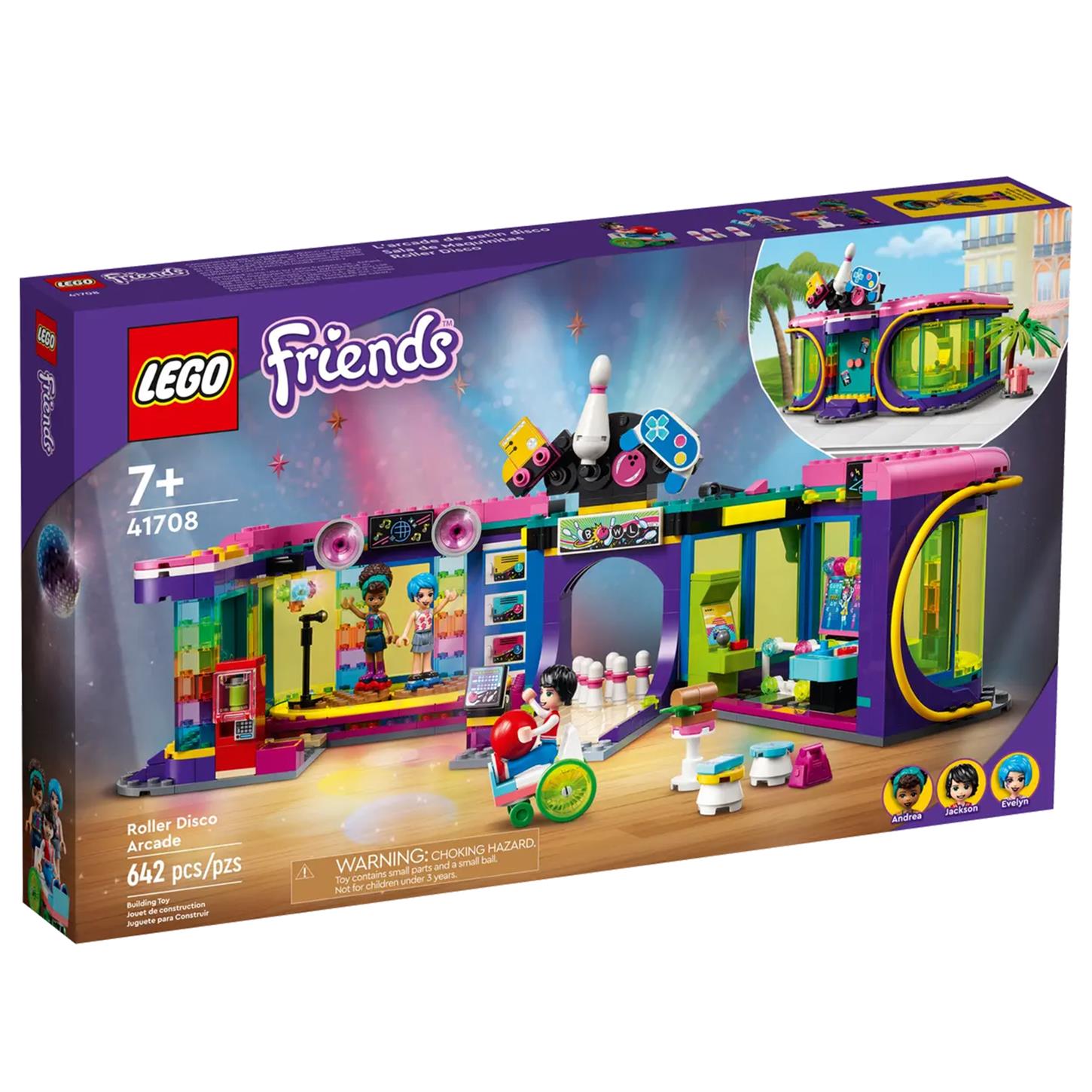 Lego Friends Roller Disco Salonu 642 Parça 41708