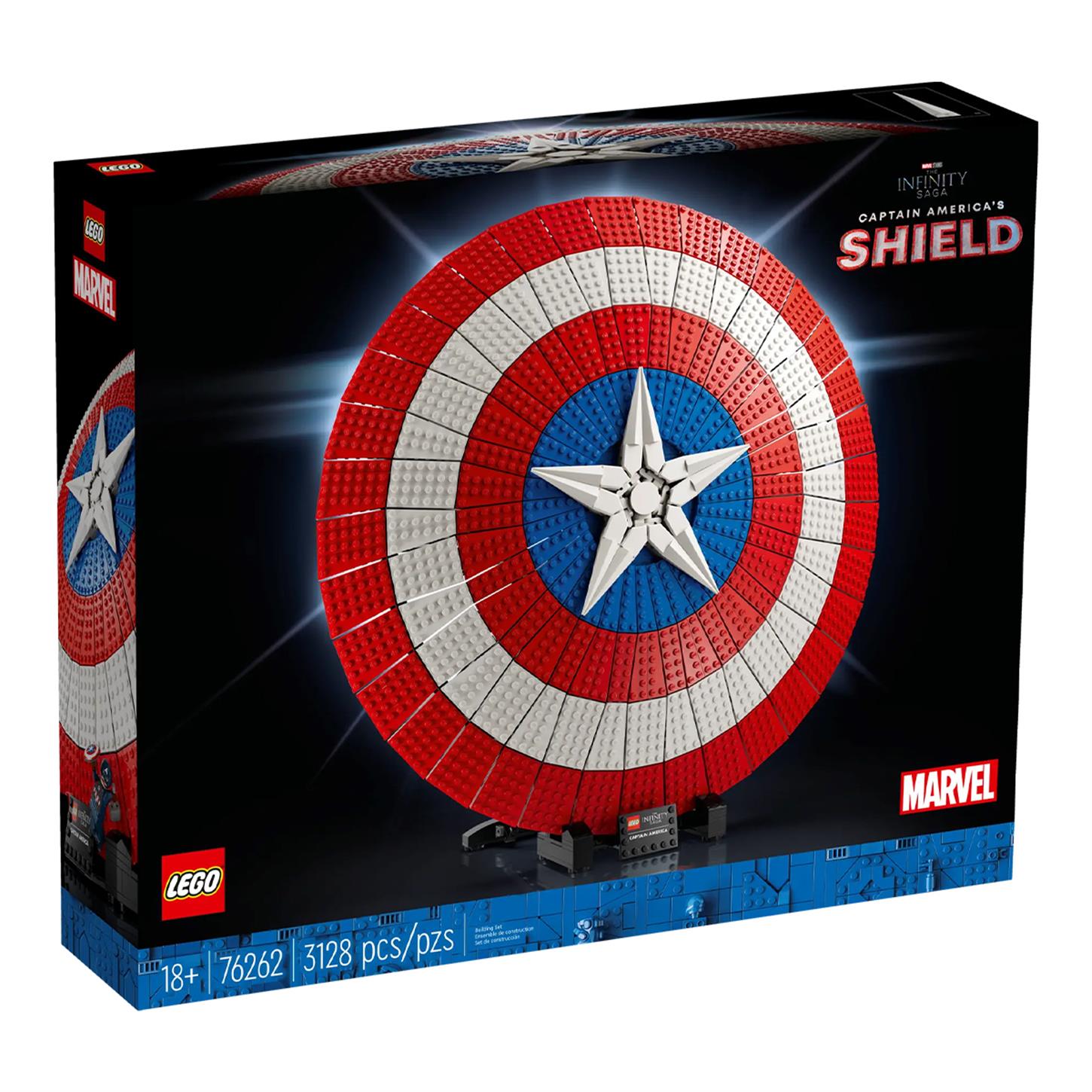 Lego Kaptan Amerikanın Kalkanı 3128 Parça 76262