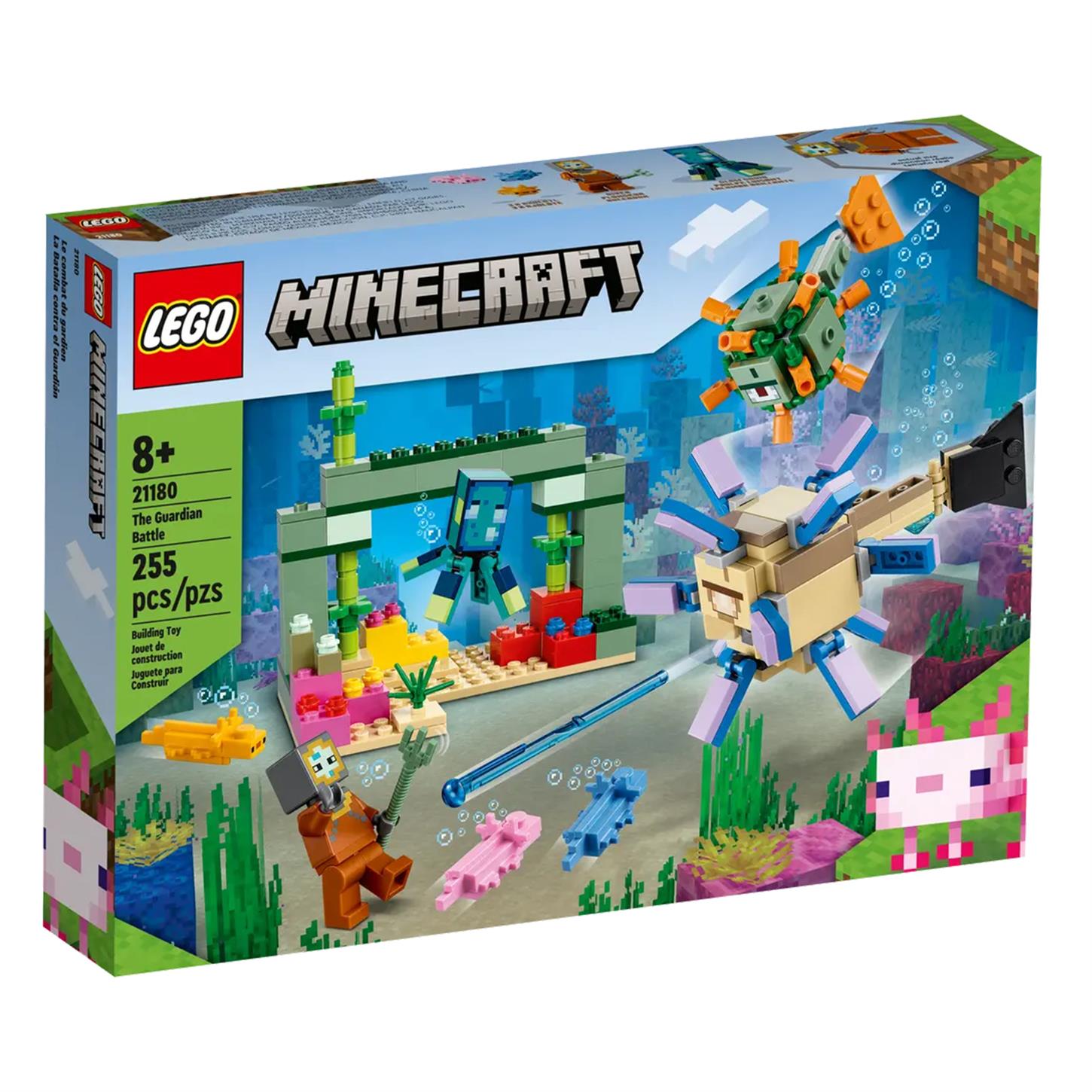Lego Minecraft Gardiyan Savaşı 255 Parça 21180