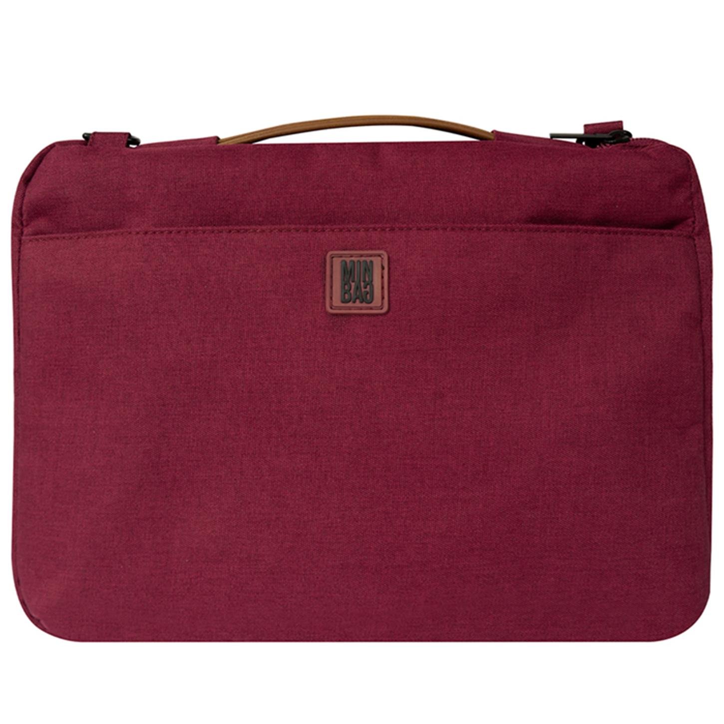 Minbag Lora Askılı Laptop ve Tablet Çantası  (135 INCH) Bordo