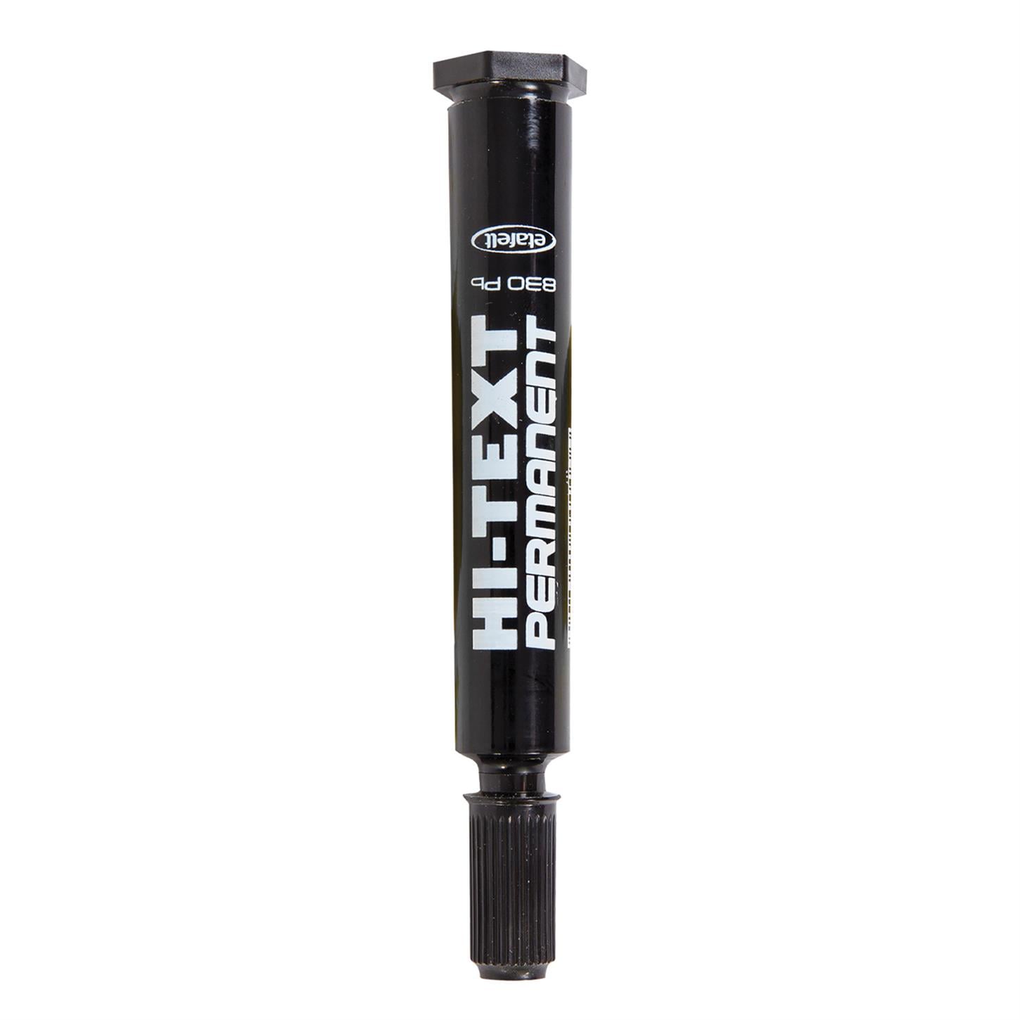 Noki 830-PB Hı-Text Marker Yuvarlak Uç, Siyah
