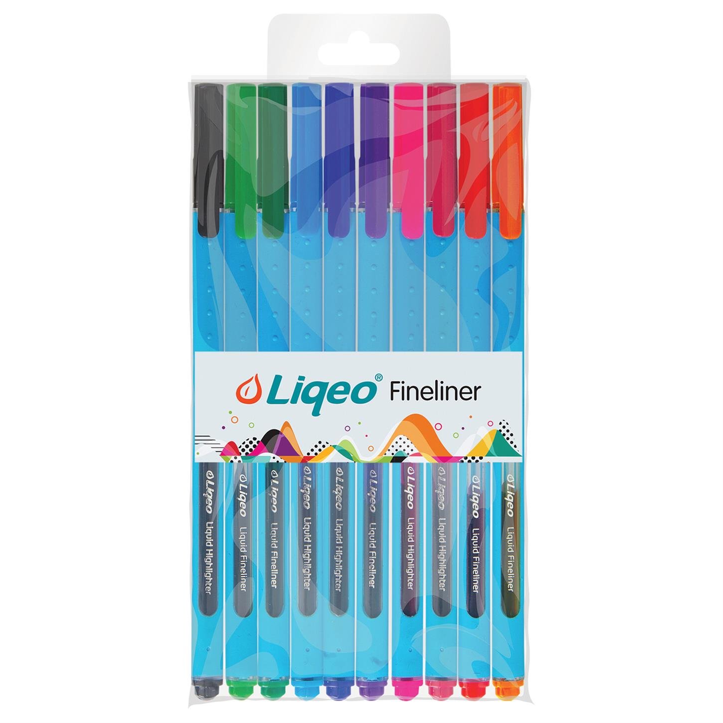 Noki Liqeo Fineliner Kalem, Plastik Paket, 10'lu