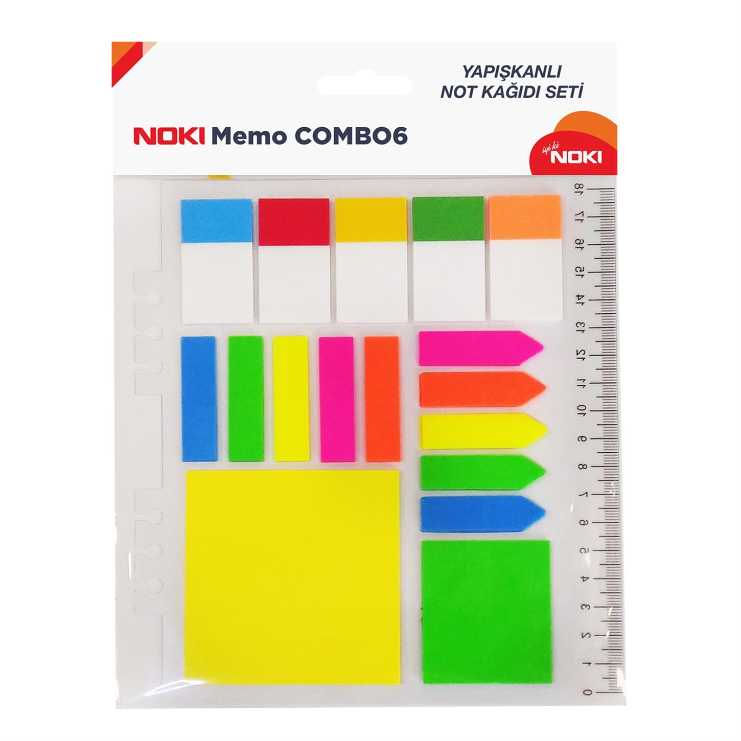 Noki Memo Yapışkanlı Not Kağıdı, Combo 5